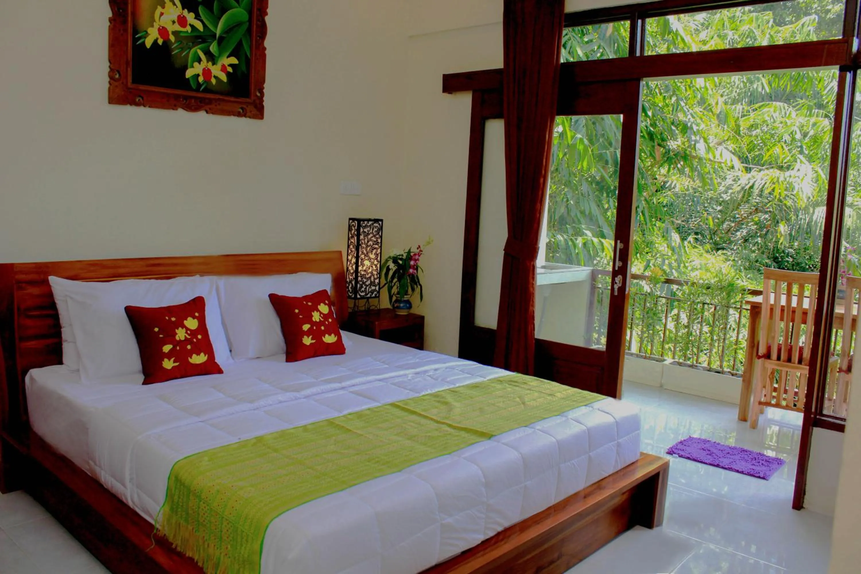 Bed in Manwarsa Guest House