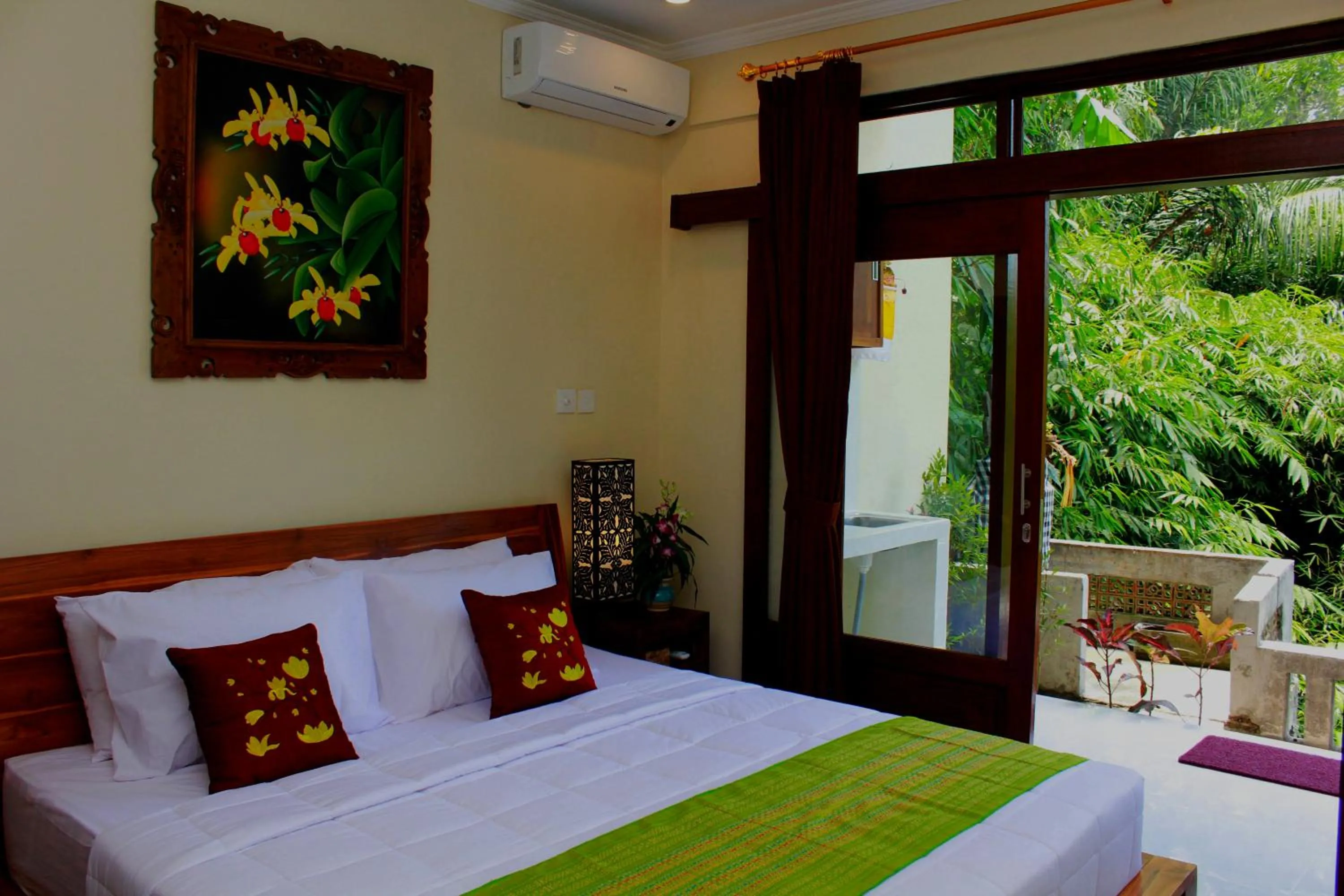 Bed in Manwarsa Guest House