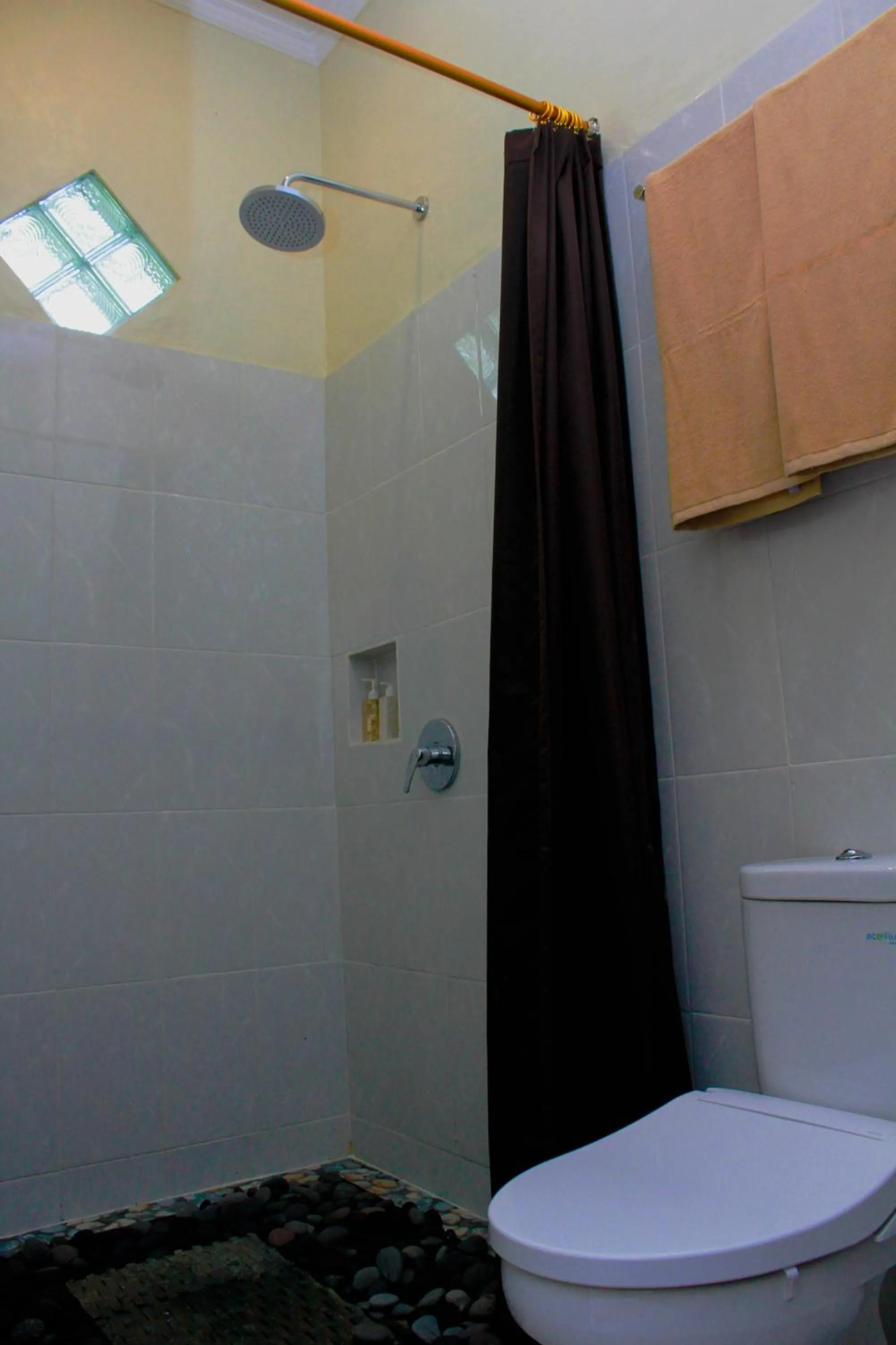 Shower in Manwarsa Guest House