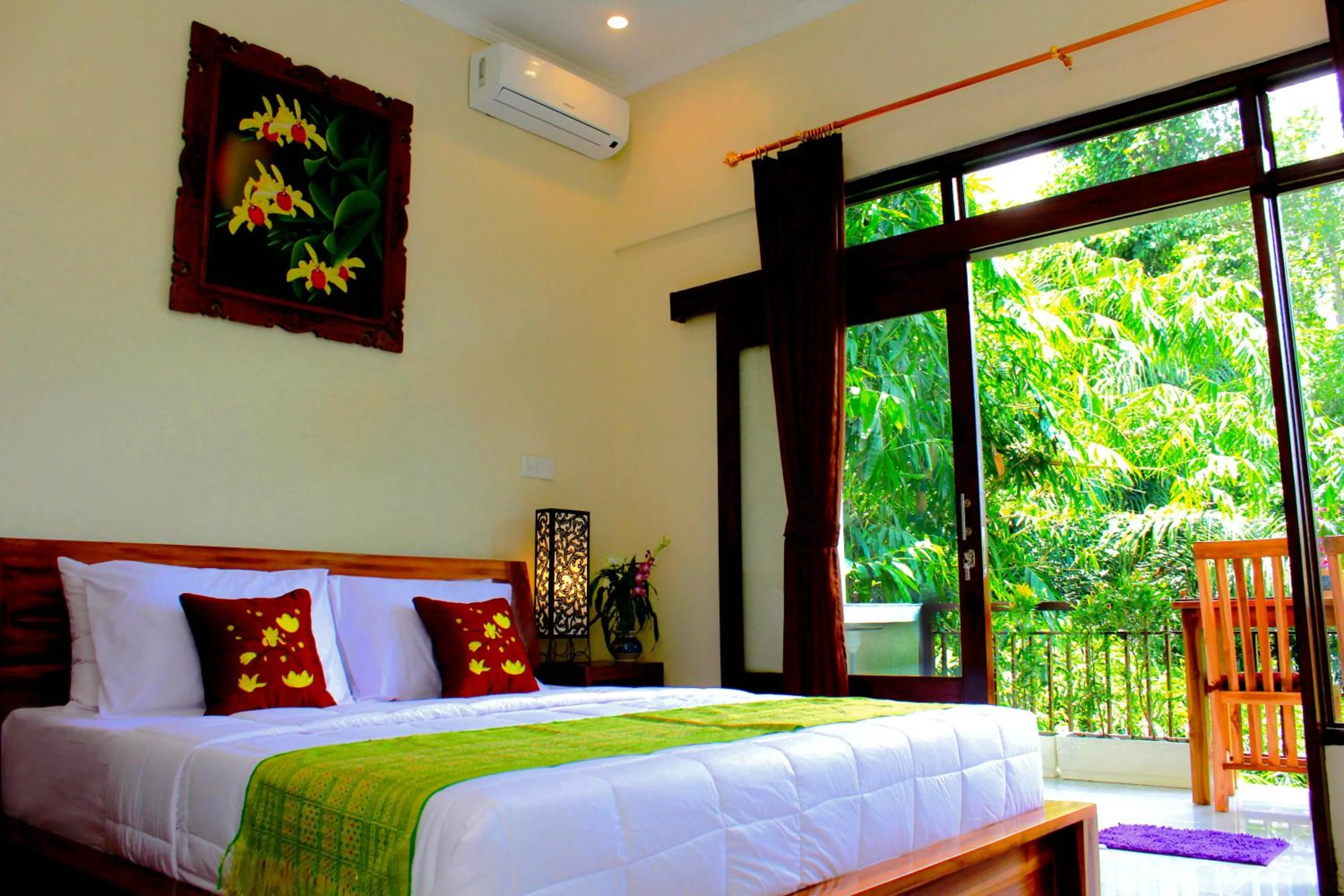 Bed in Manwarsa Guest House