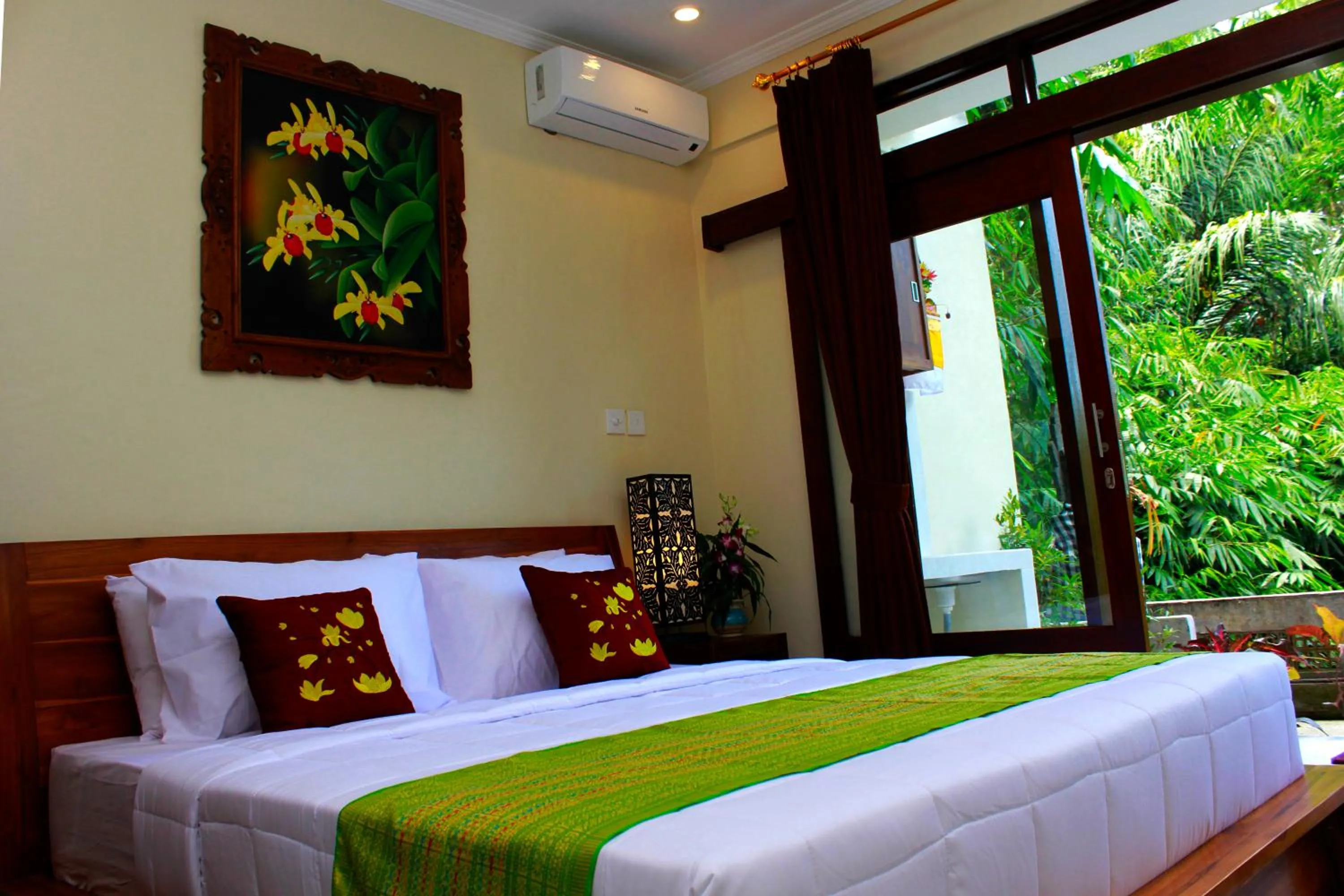 Bed in Manwarsa Guest House