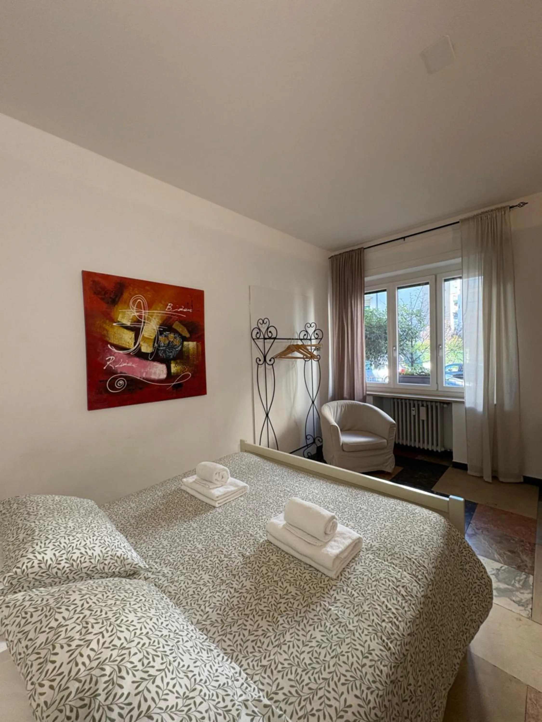 Bed in Delle Rose Rooms - Le Arche Verona