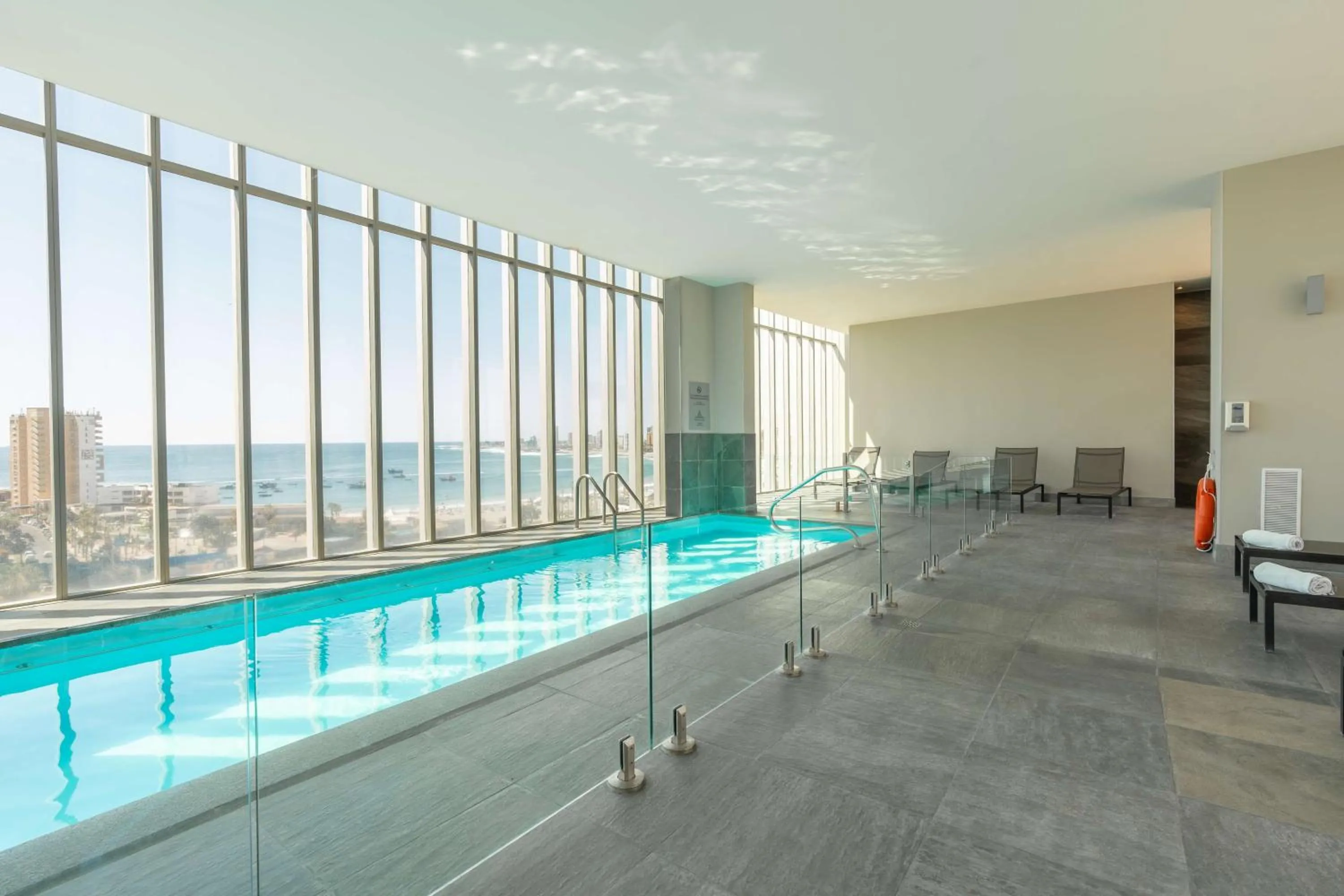 Pool view in Hilton Garden Inn Iquique