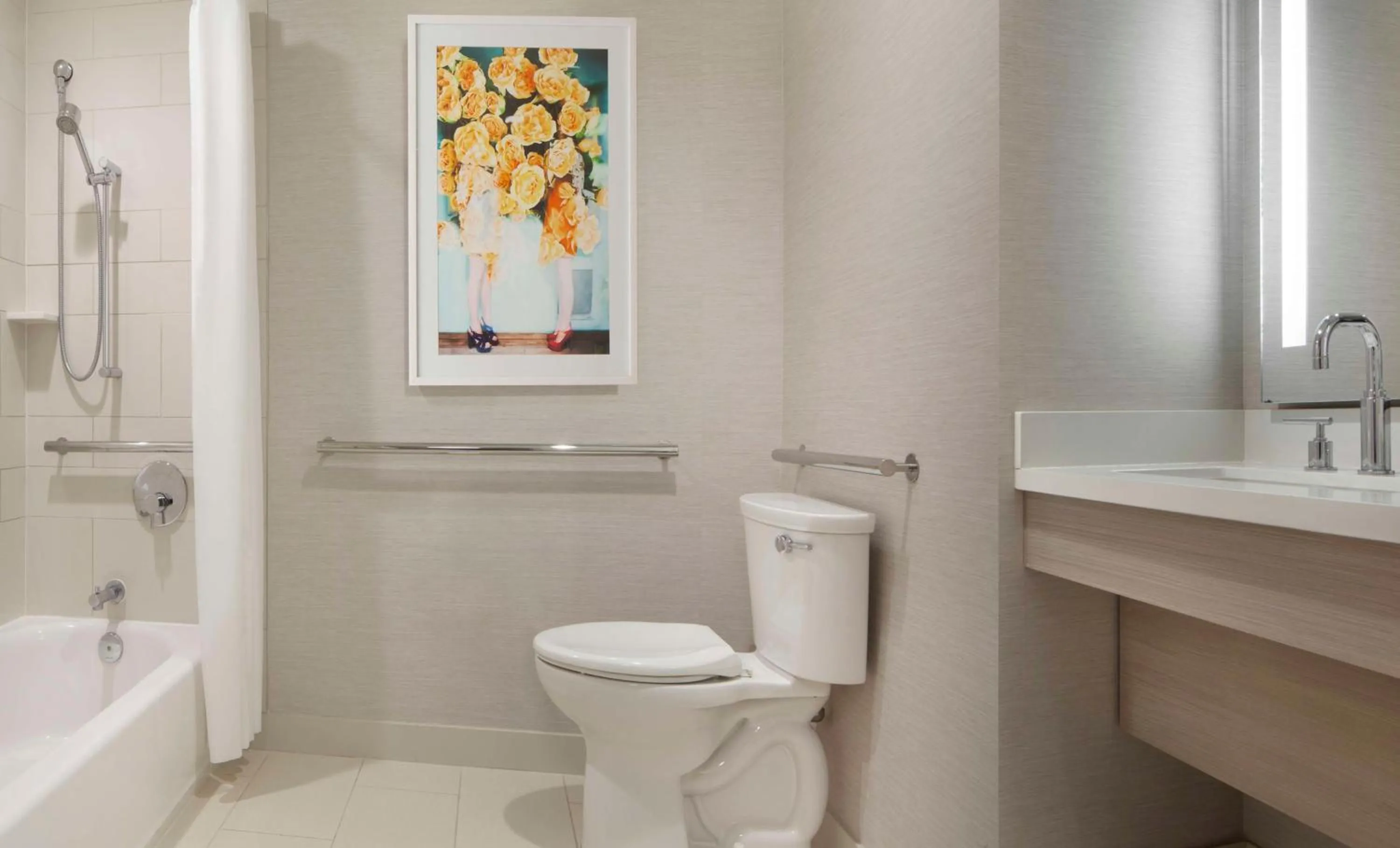 Bathroom in Hilton West Palm Beach