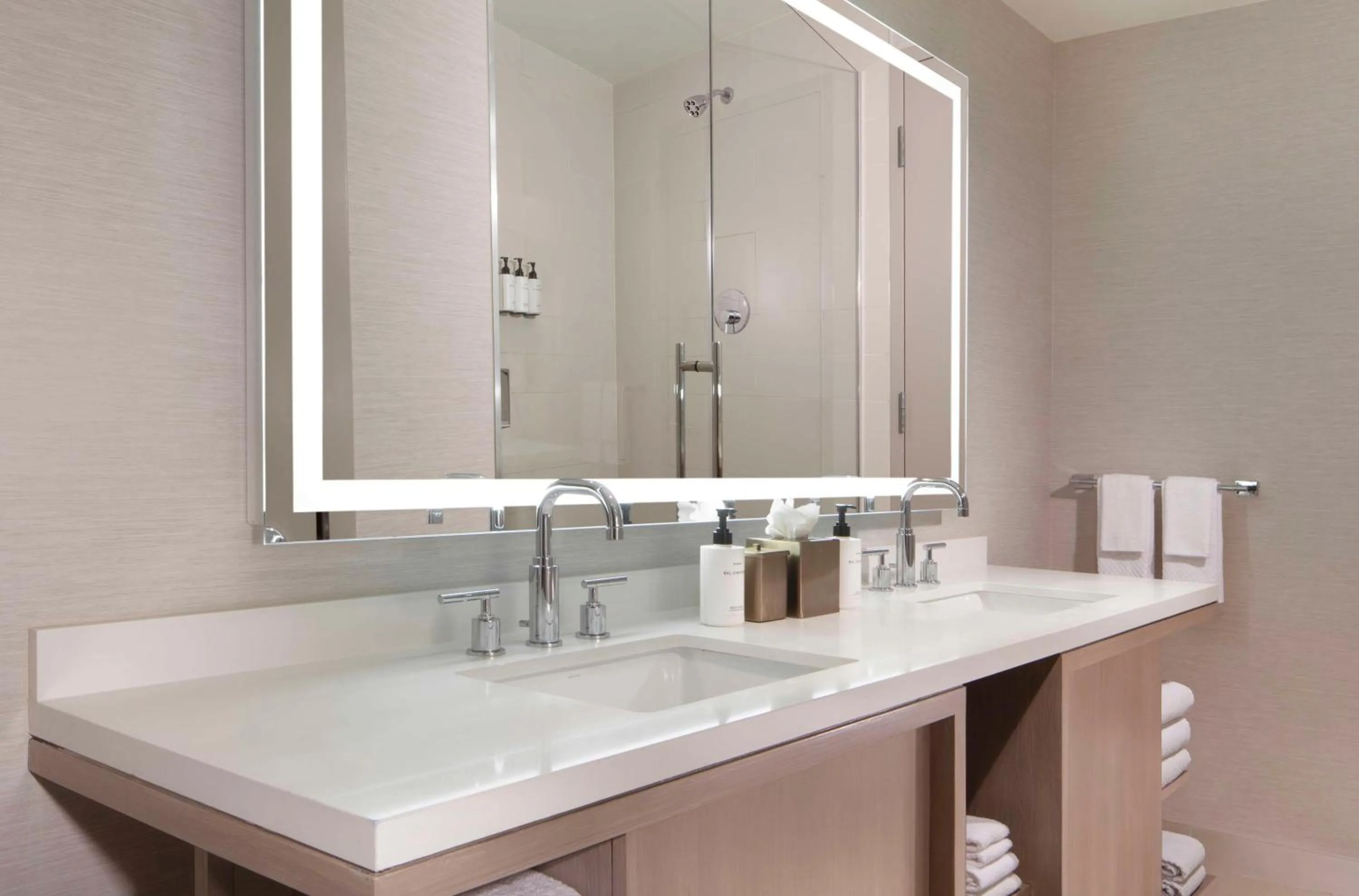 Bathroom in Hilton West Palm Beach