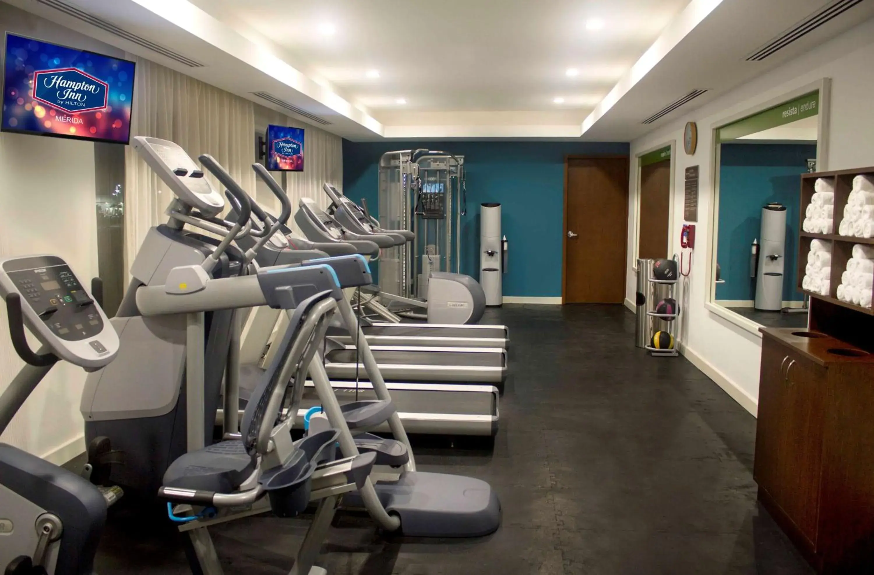Fitness centre/facilities in Hampton Inn by Hilton Merida Fitness centre/facilities in Hampton Inn by Hilton Merida