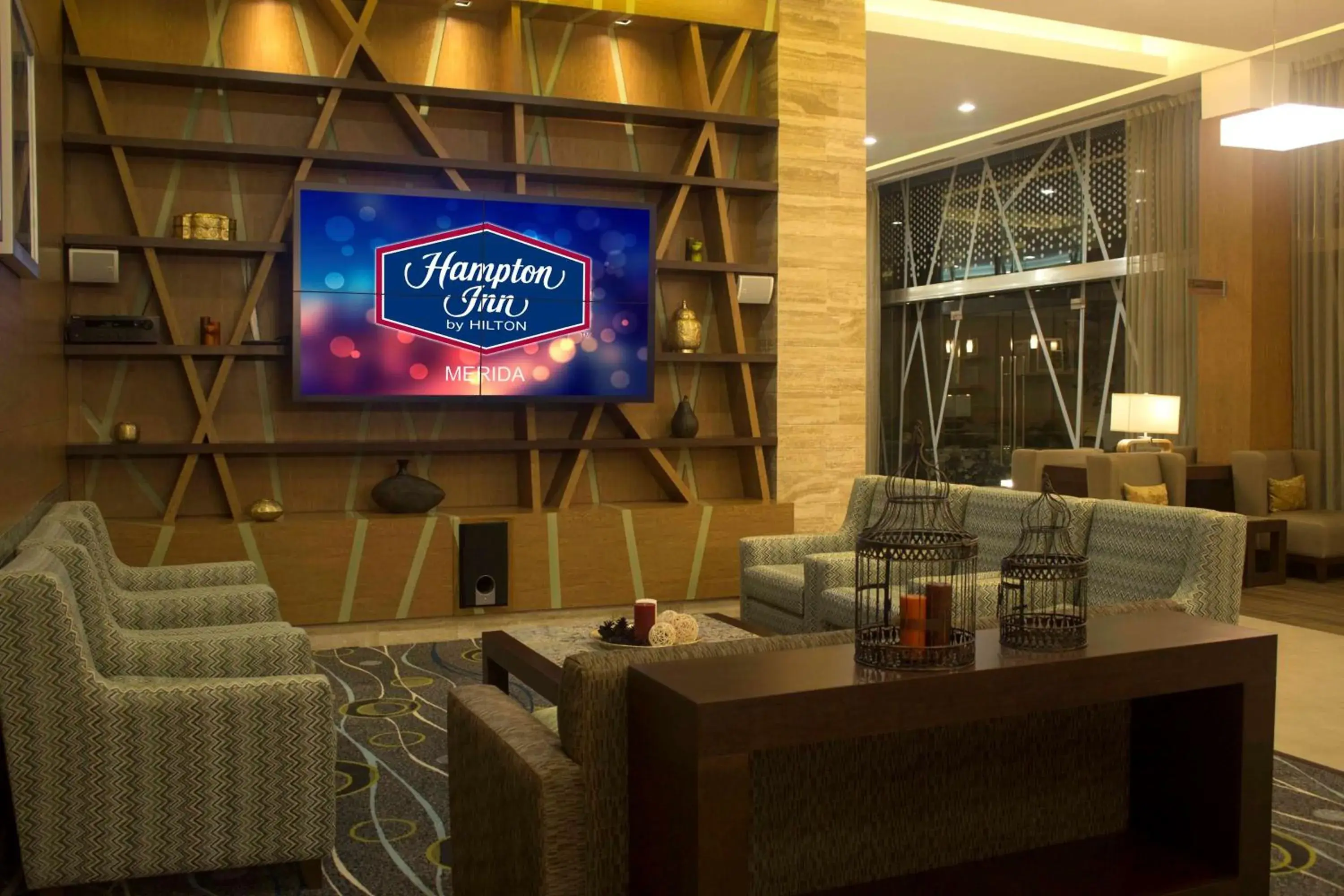 Lobby or reception in Hampton Inn by Hilton Merida Lobby or reception in Hampton Inn by Hilton Merida
