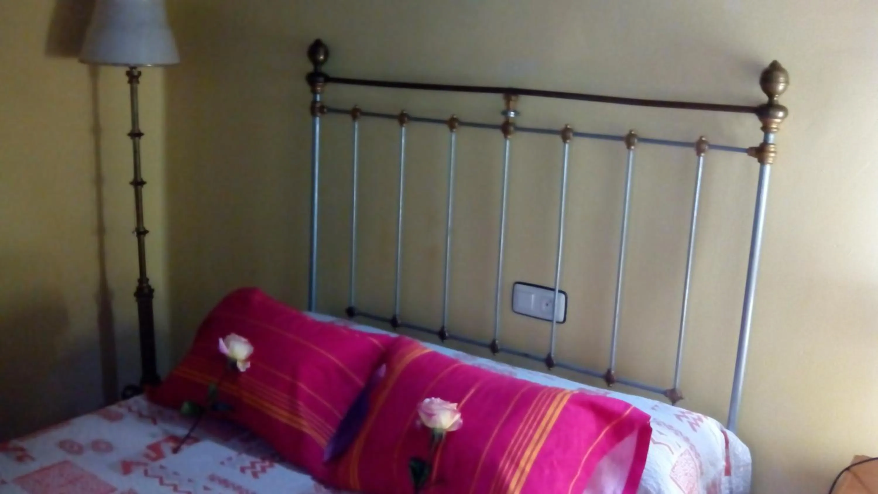 Decorative detail, Bed in Antigua Posada, Valle del Jerte