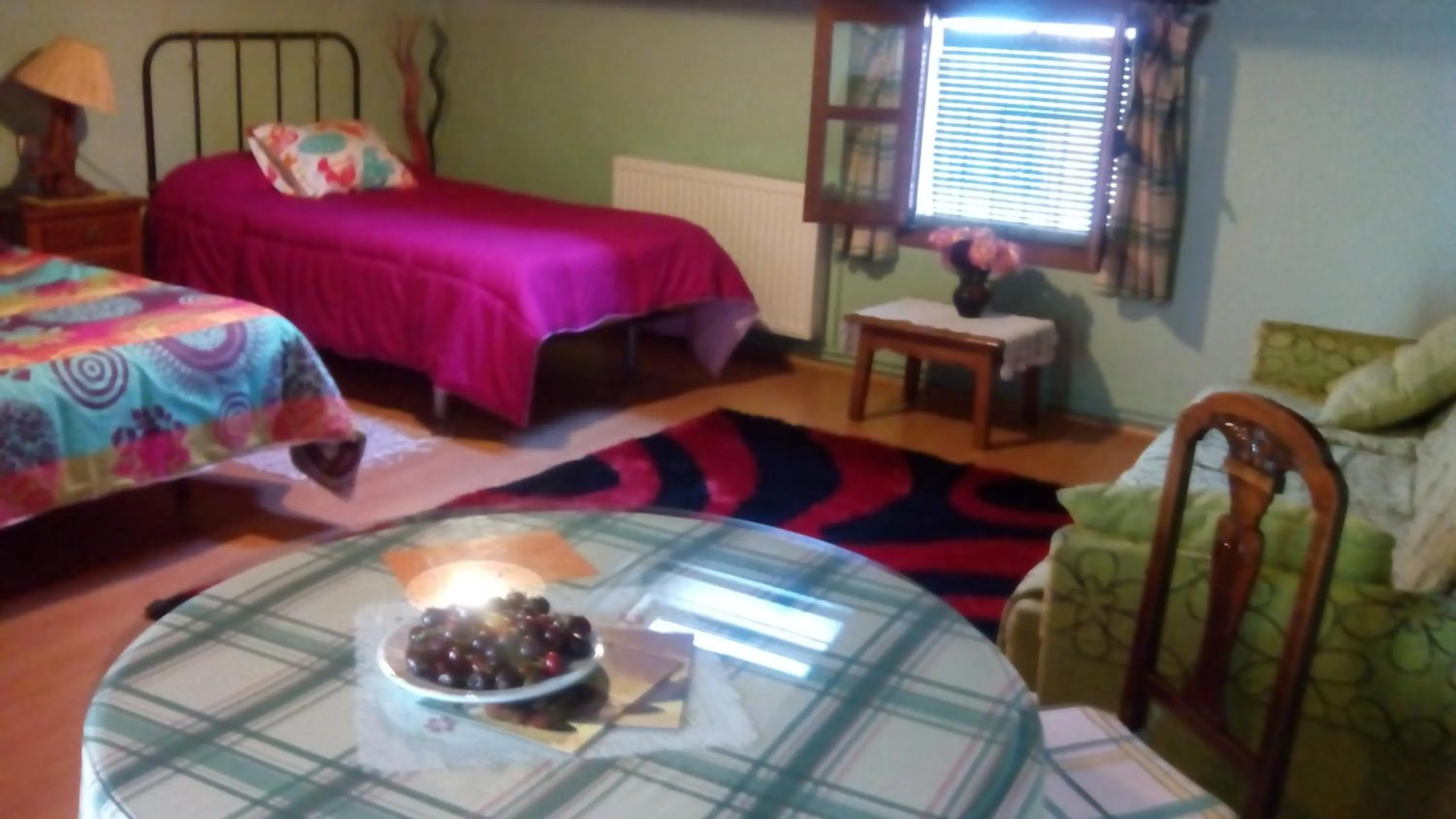 Decorative detail, Bed in Antigua Posada, Valle del Jerte
