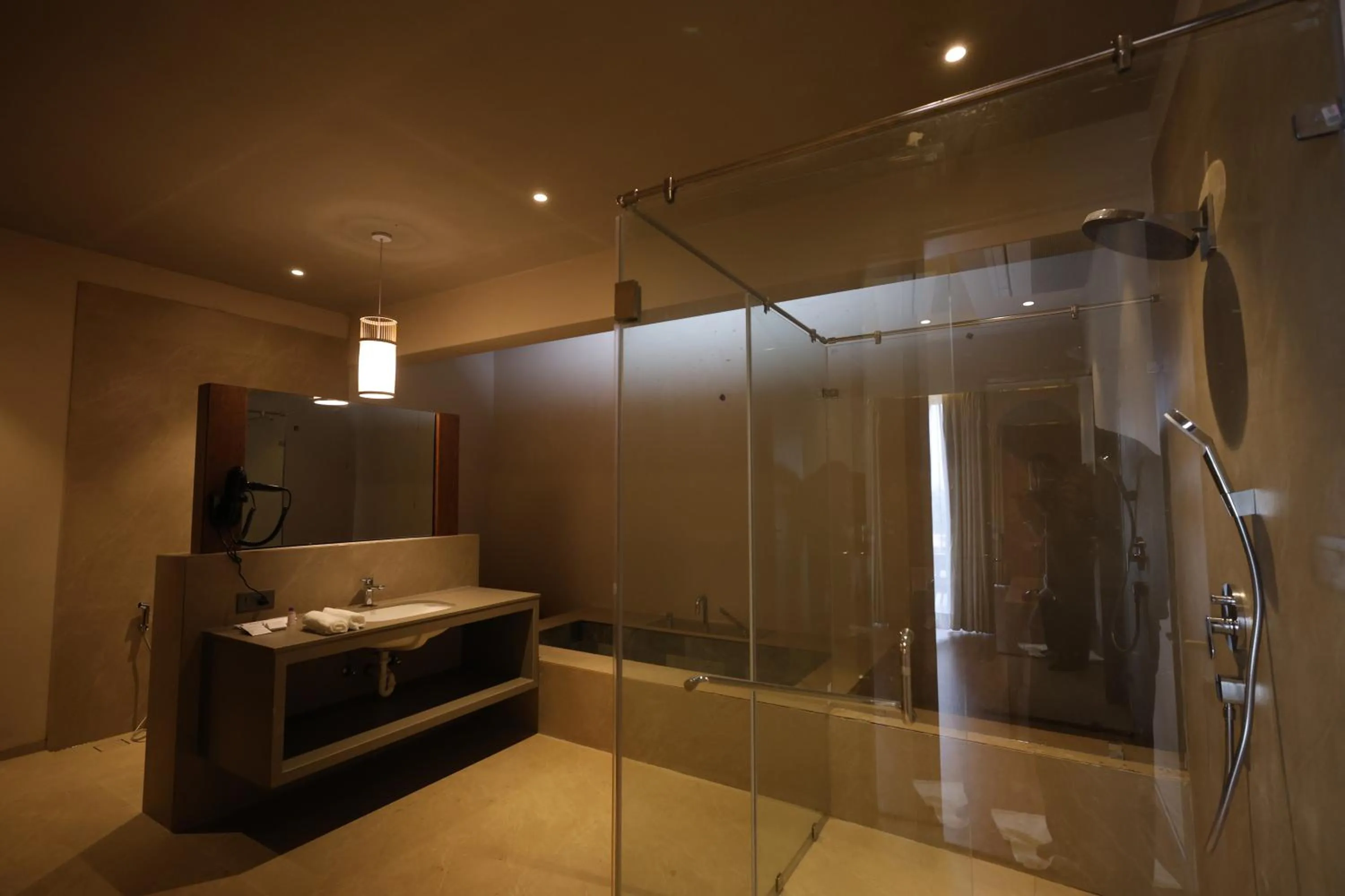 Shower in Ayati Resort & Spa