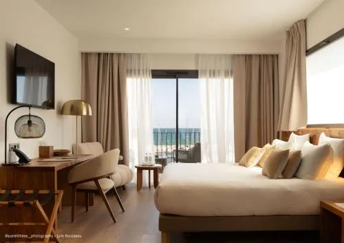 View (from property/room), Bed in Hôtel & Spa Best Western Premier A Storia Solenzara