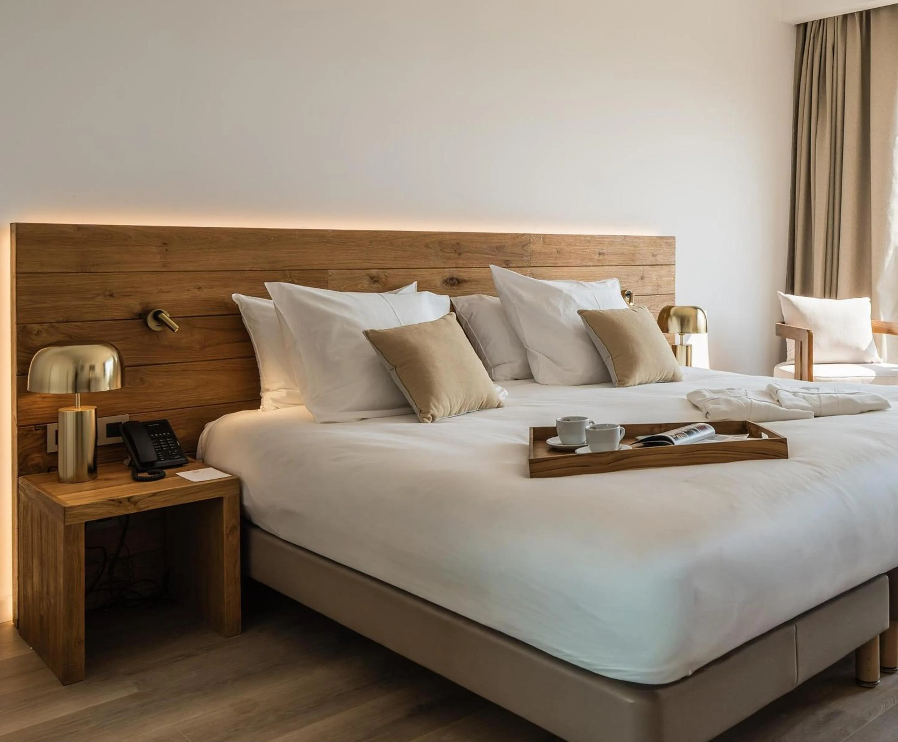 Bedroom, Bed in Hôtel & Spa Best Western Premier A Storia Solenzara