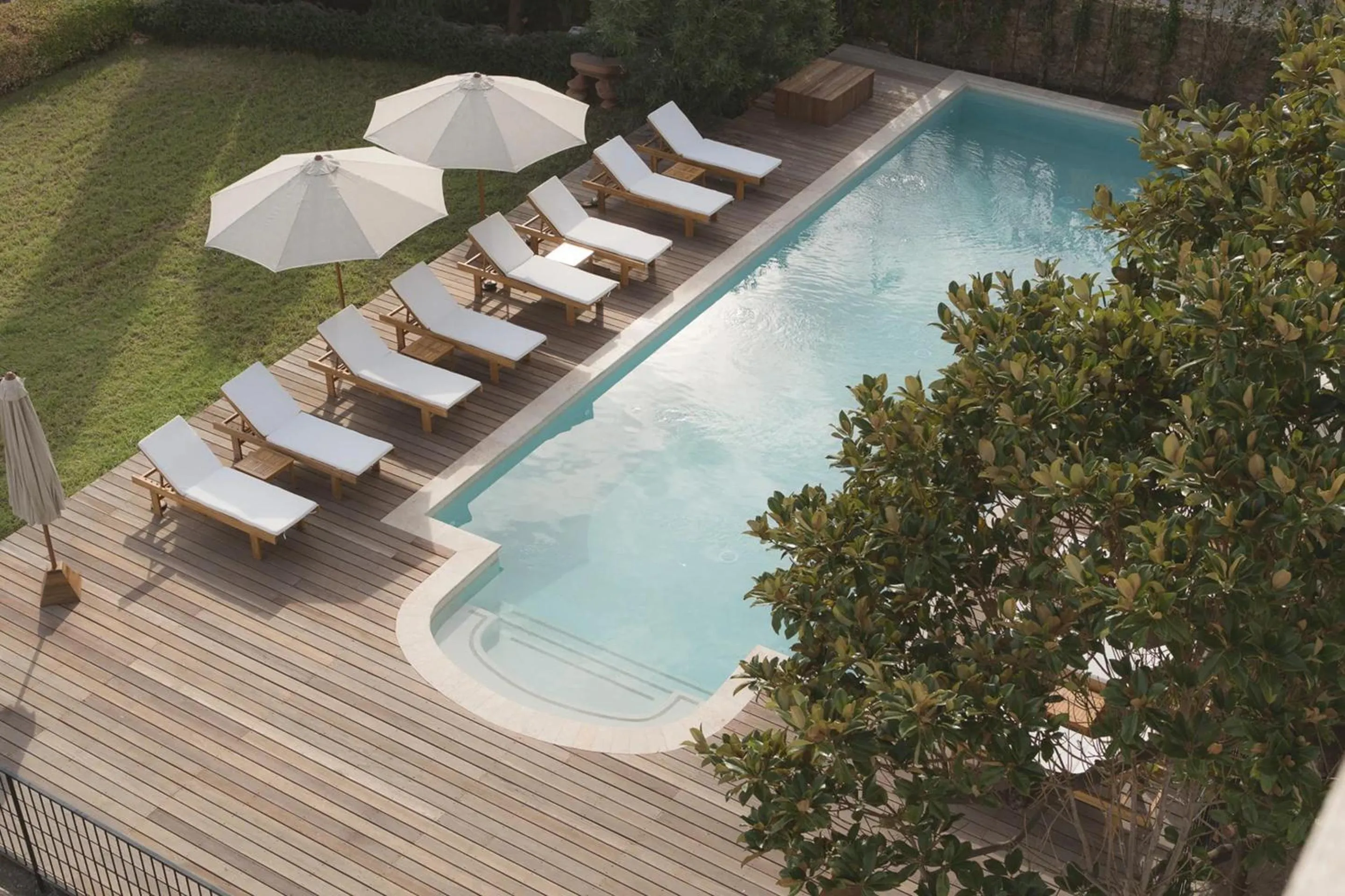 Pool view in Hôtel & Spa Best Western Premier A Storia Solenzara