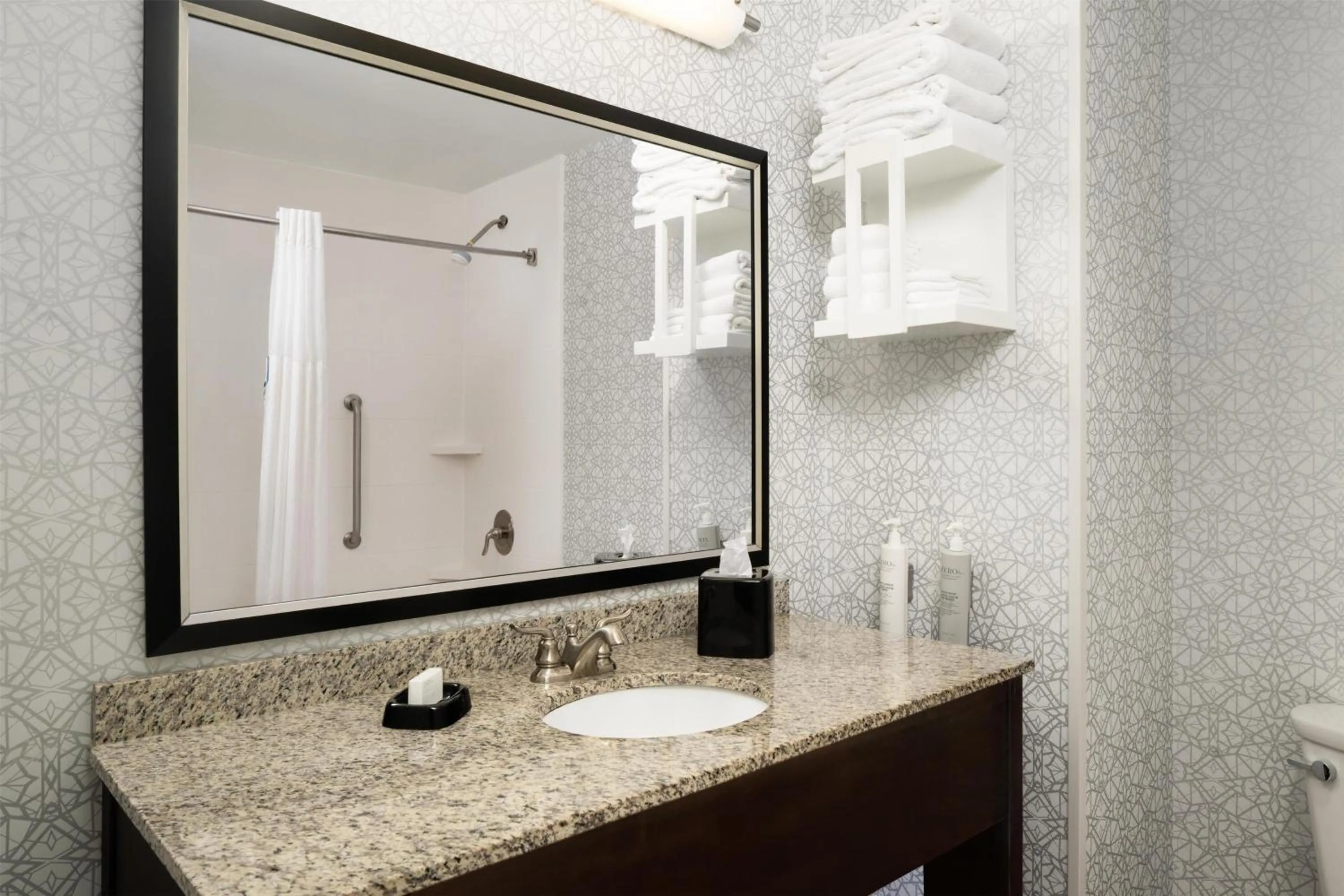 Bathroom in Hampton Inn Fairmont