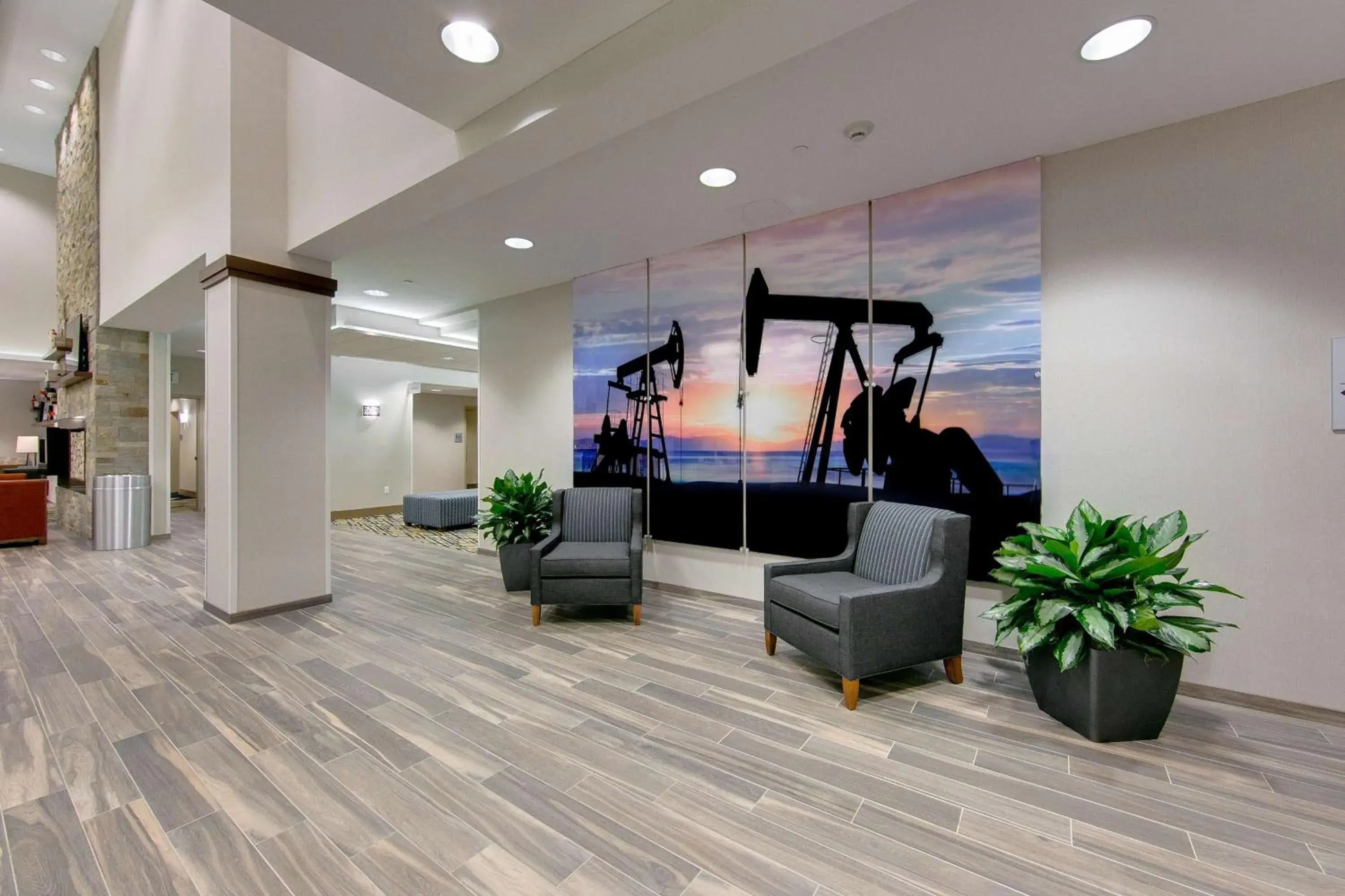 Lobby or reception in Hampton Inn & Suites North Houston Spring Lobby or reception in Hampton Inn & Suites North Houston Spring