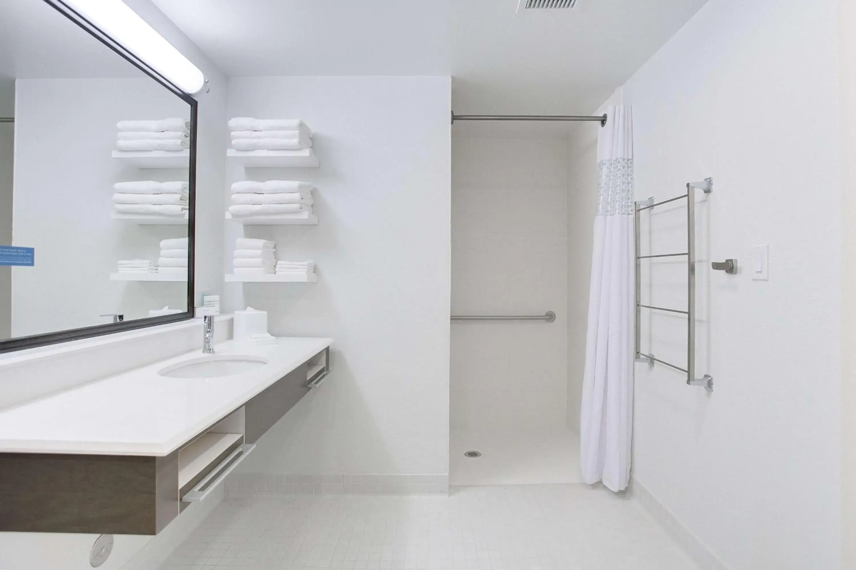 Bathroom in Hampton Inn & Suites North Houston Spring Bathroom in Hampton Inn & Suites North Houston Spring