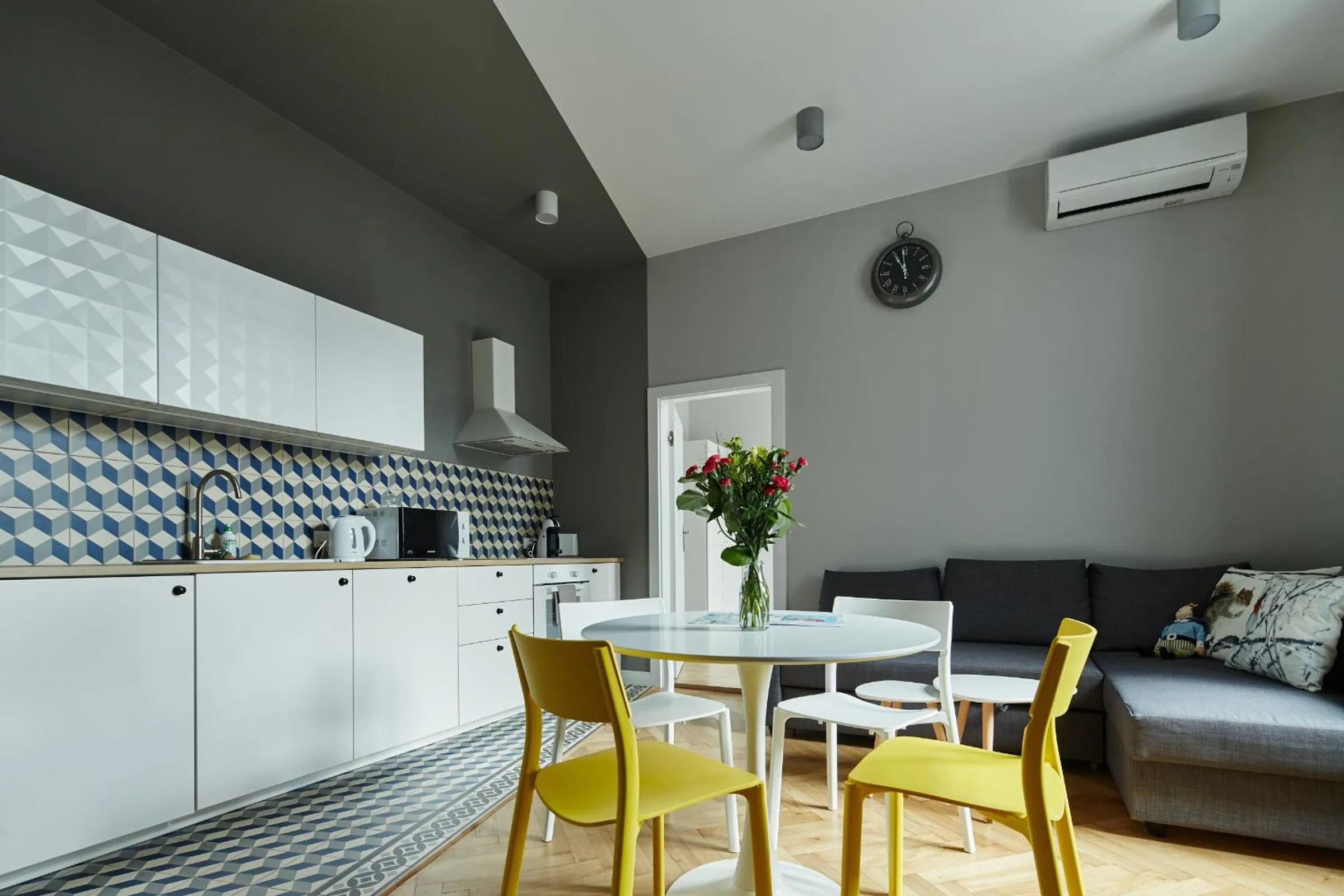 Kitchen or kitchenette in PlayRoom Aparthotel