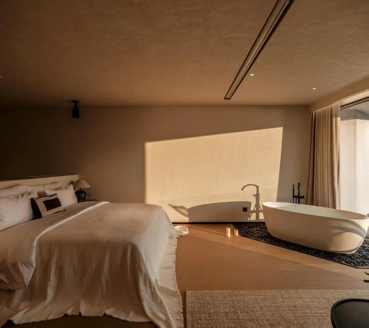 Bed in YS Seaview Hotel