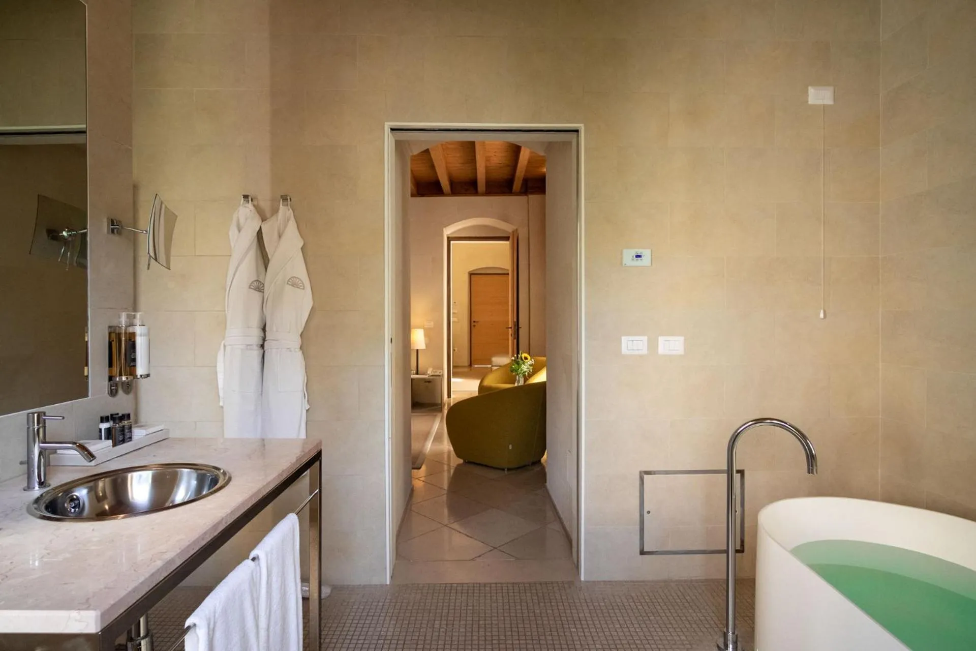 Bathroom in La Fiermontina Luxury Home Hotel