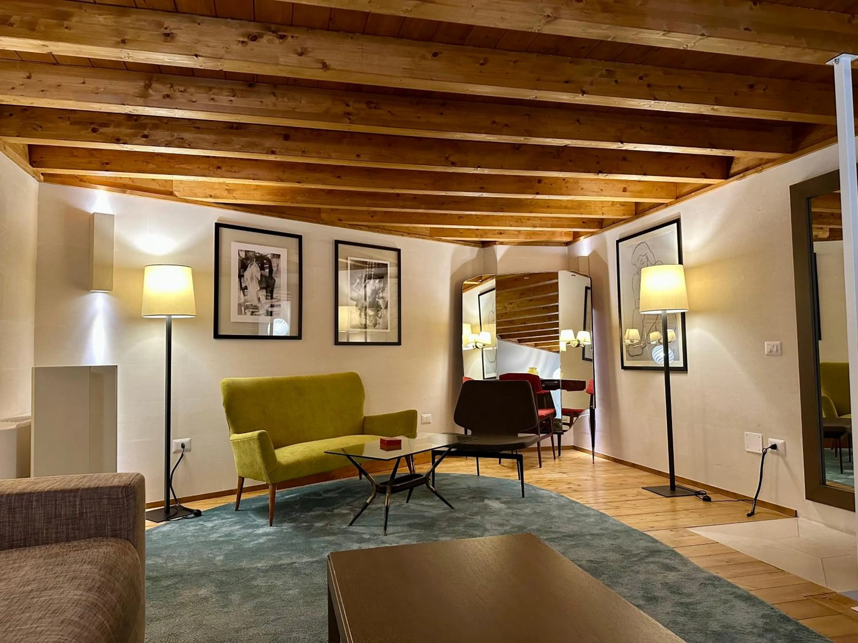 Living room in La Fiermontina Luxury Home Hotel