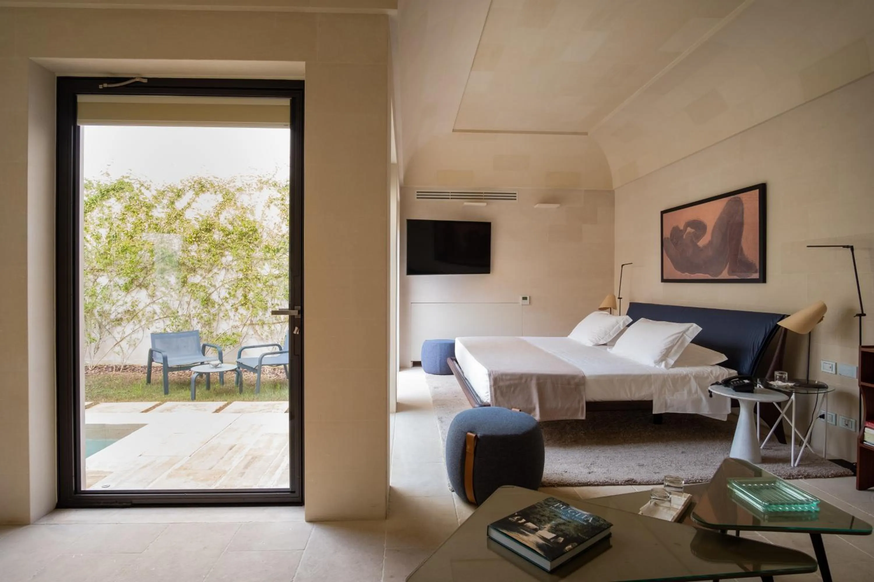 Bed in La Fiermontina Luxury Home Hotel