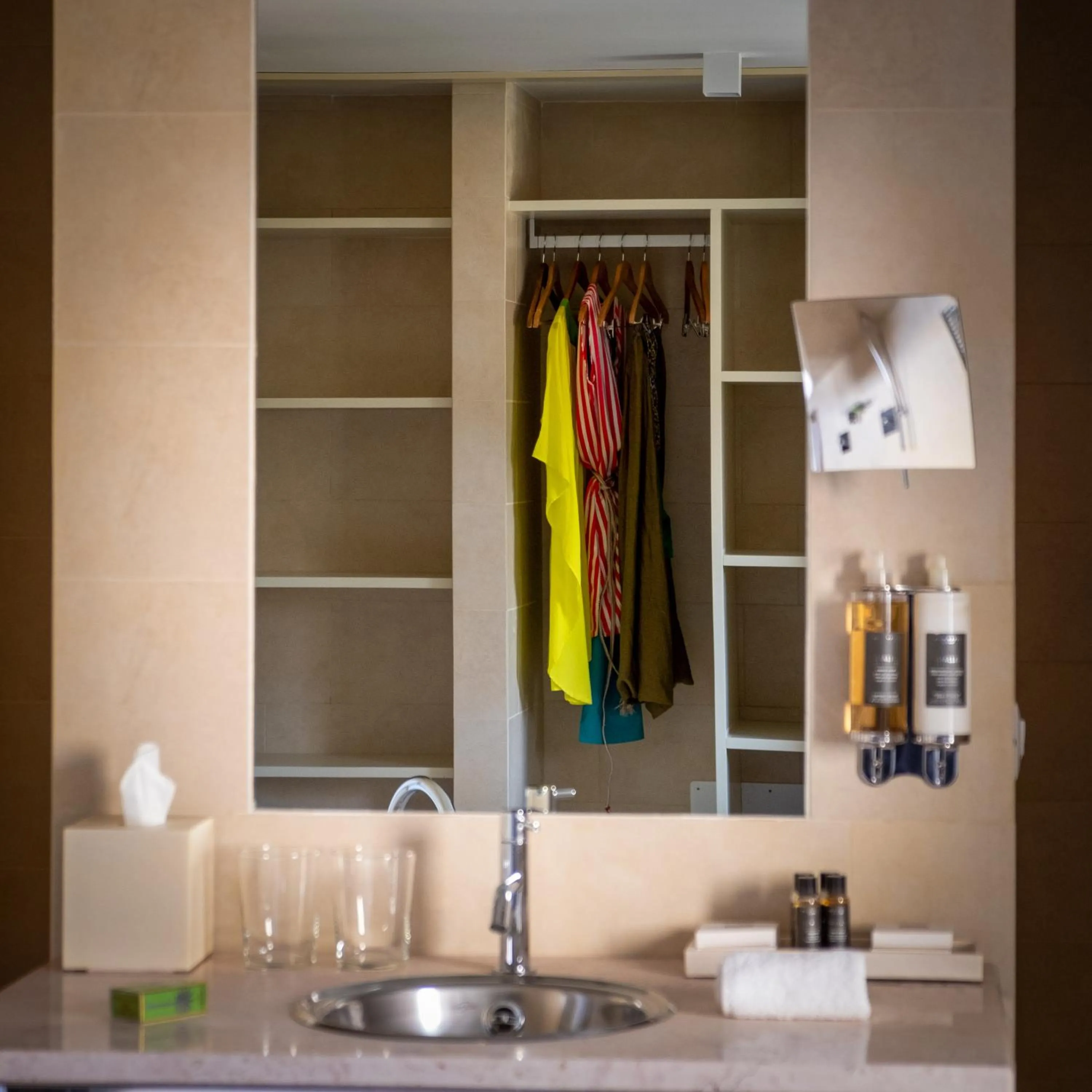 wardrobe in La Fiermontina Luxury Home Hotel