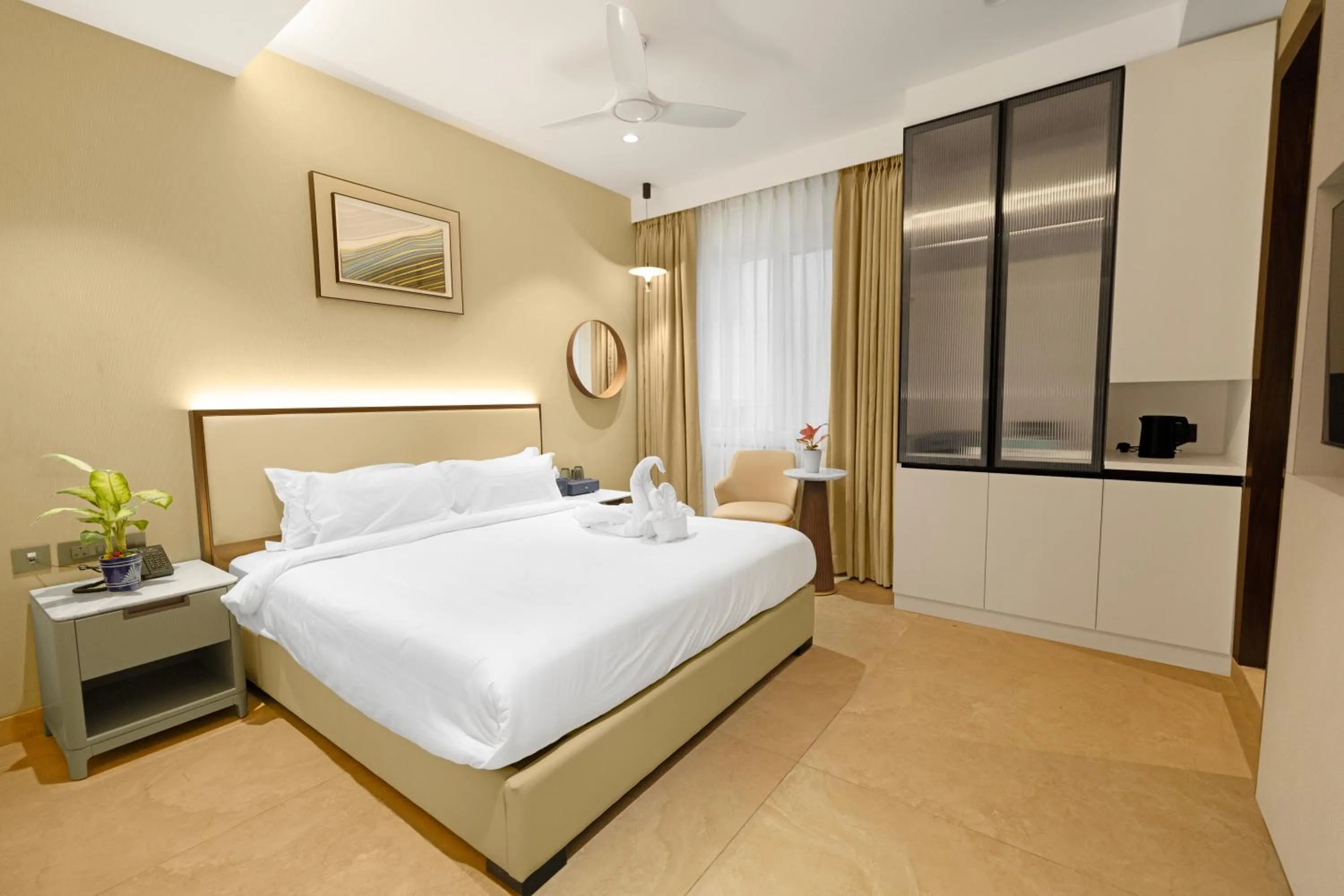 Bed in Quad Hotels Hyderabad
