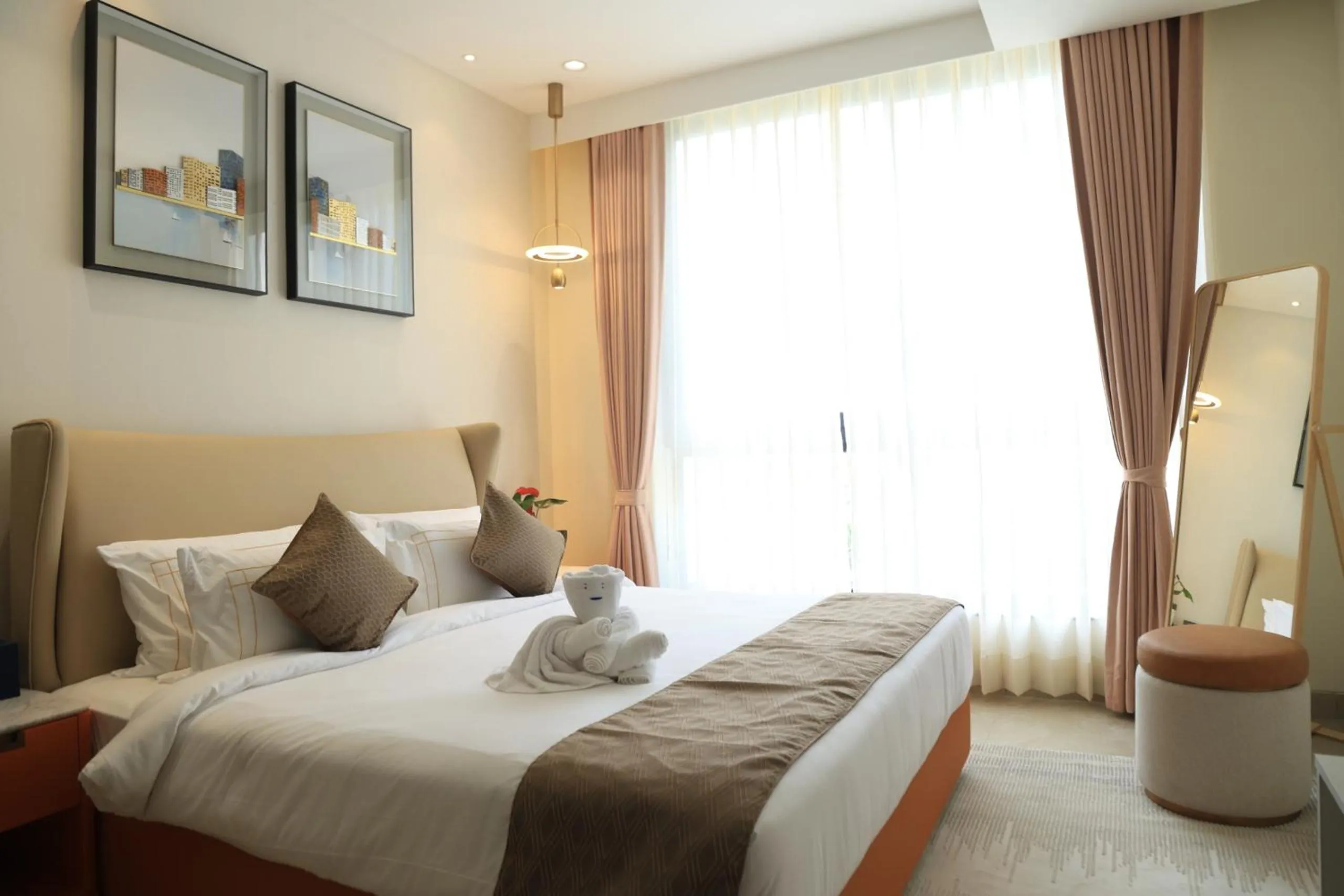 Bed in Quad Hotels Hyderabad