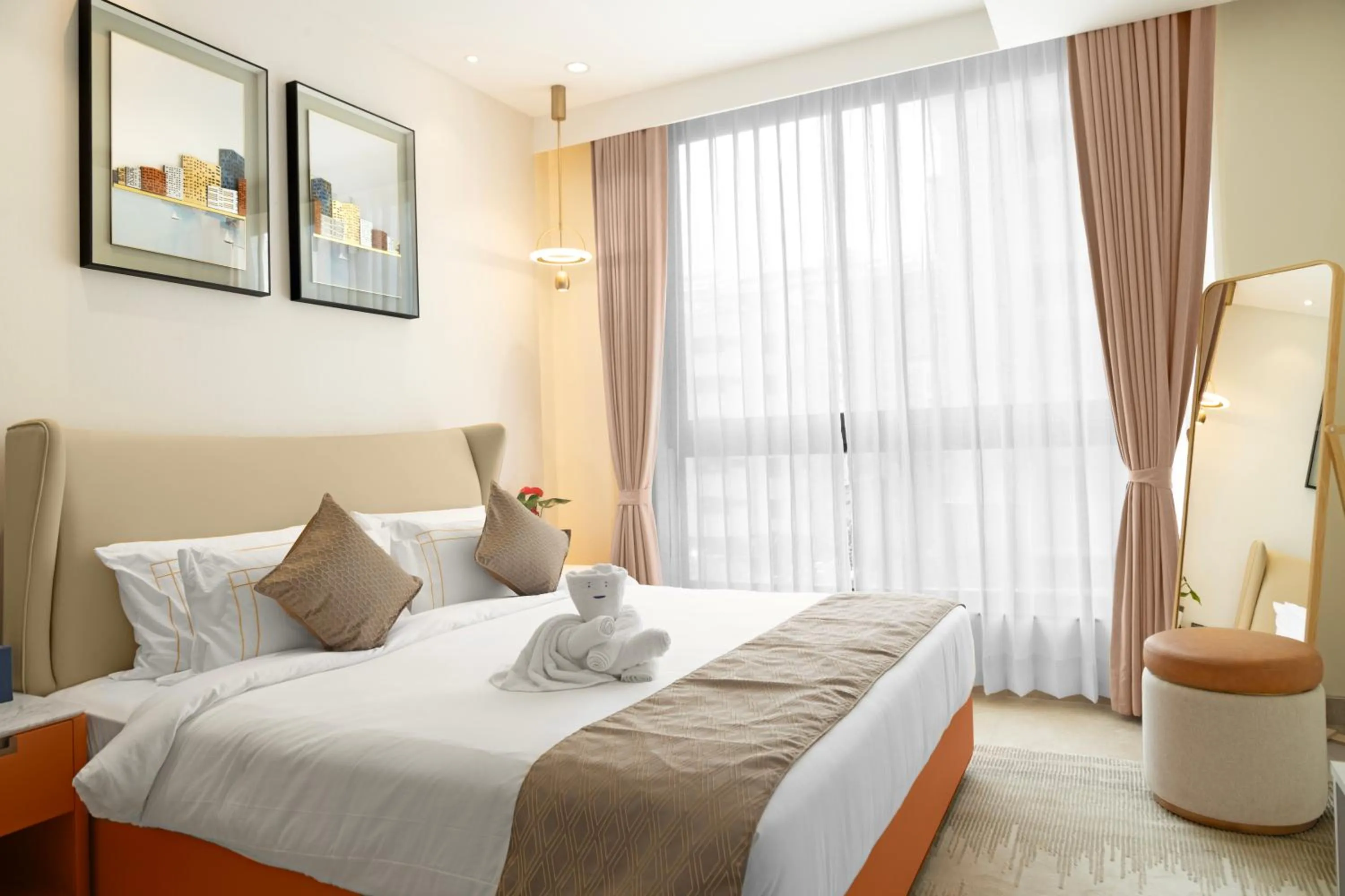 Bed in Quad Hotels Hyderabad
