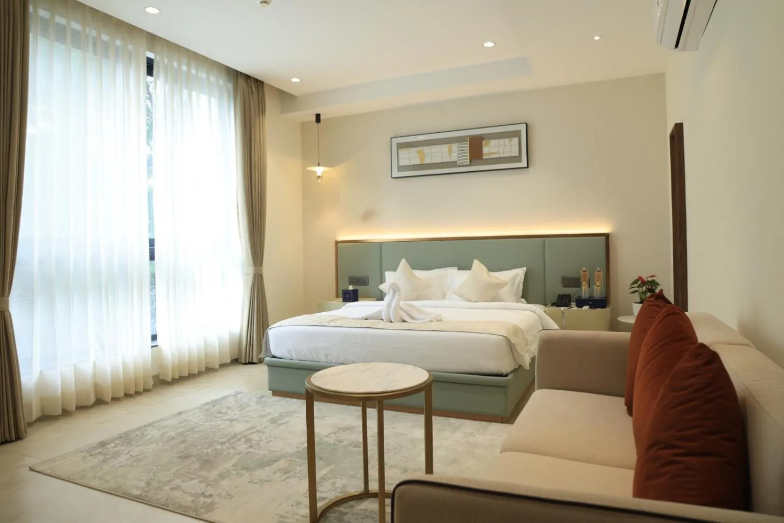Bed in Quad Hotels Hyderabad