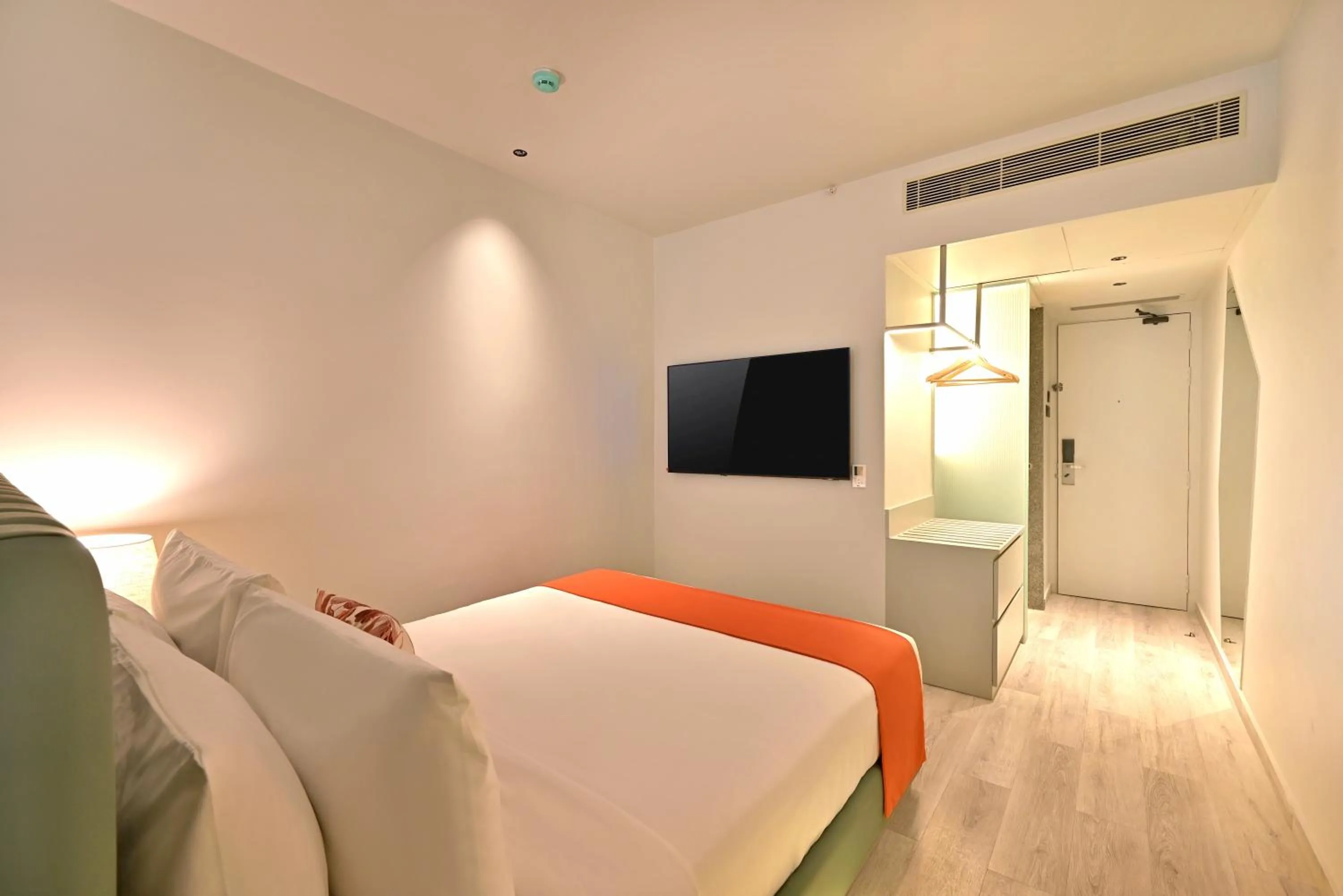 Bedroom, Bed in Ira by Orchid Hyderabad Hitech City Mindspace IT Park