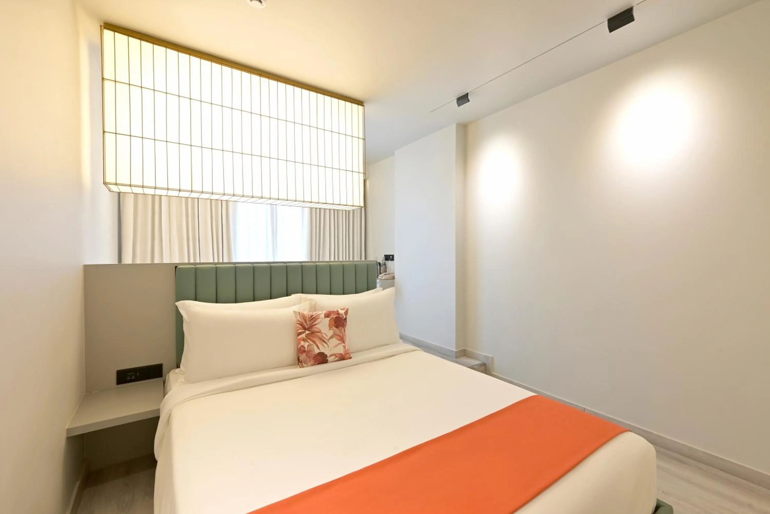 Bedroom, Bed in Ira by Orchid Hyderabad Hitech City Mindspace IT Park