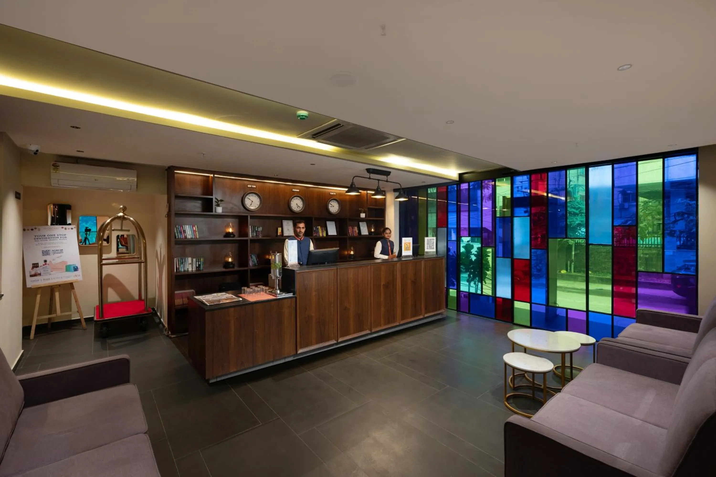 Lobby or reception in Ira by Orchid Hyderabad Hitech City Mindspace IT Park