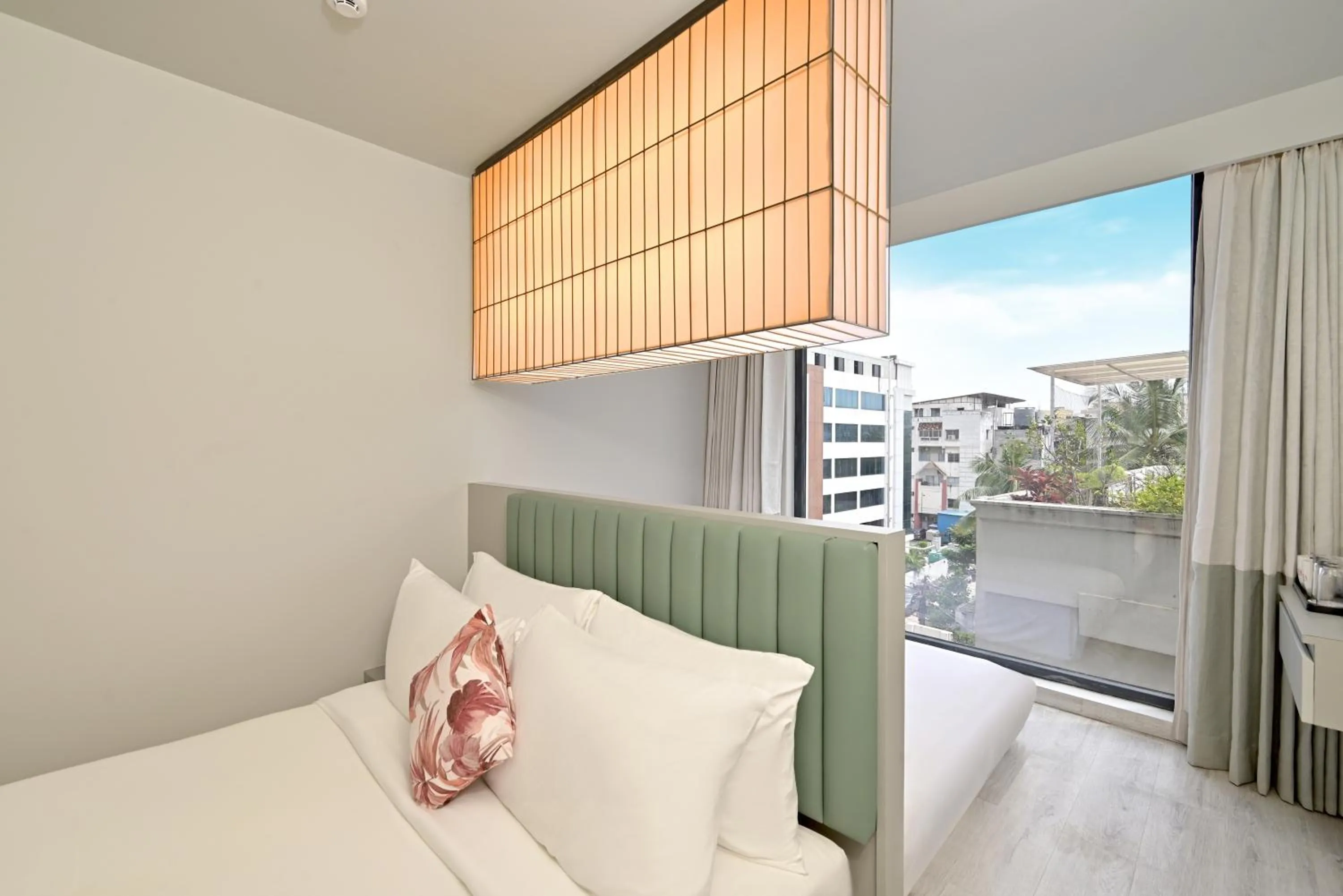 Bedroom, Bed in Ira by Orchid Hyderabad Hitech City Mindspace IT Park