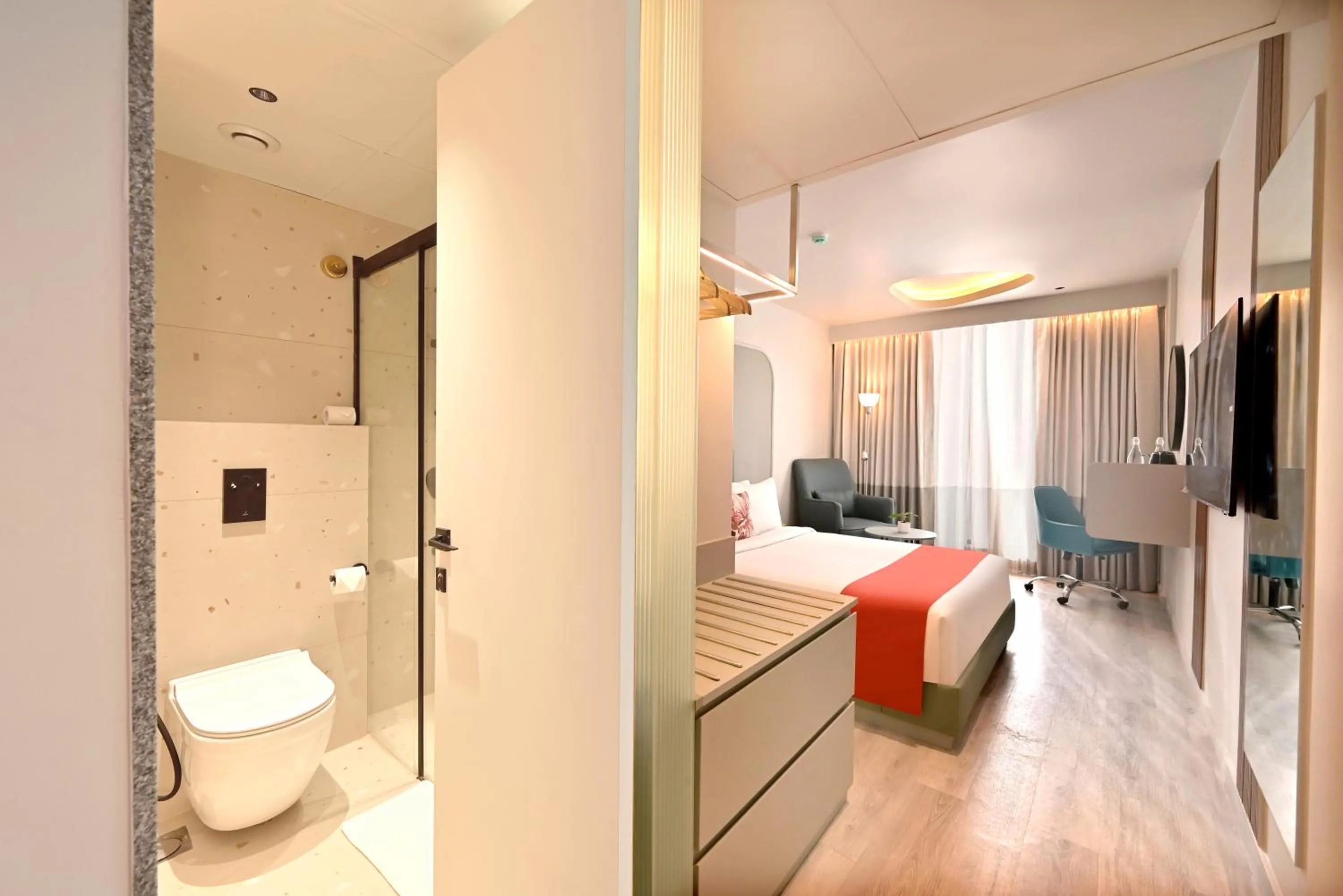 Photo of the whole room in Ira by Orchid Hyderabad Hitech City Mindspace IT Park