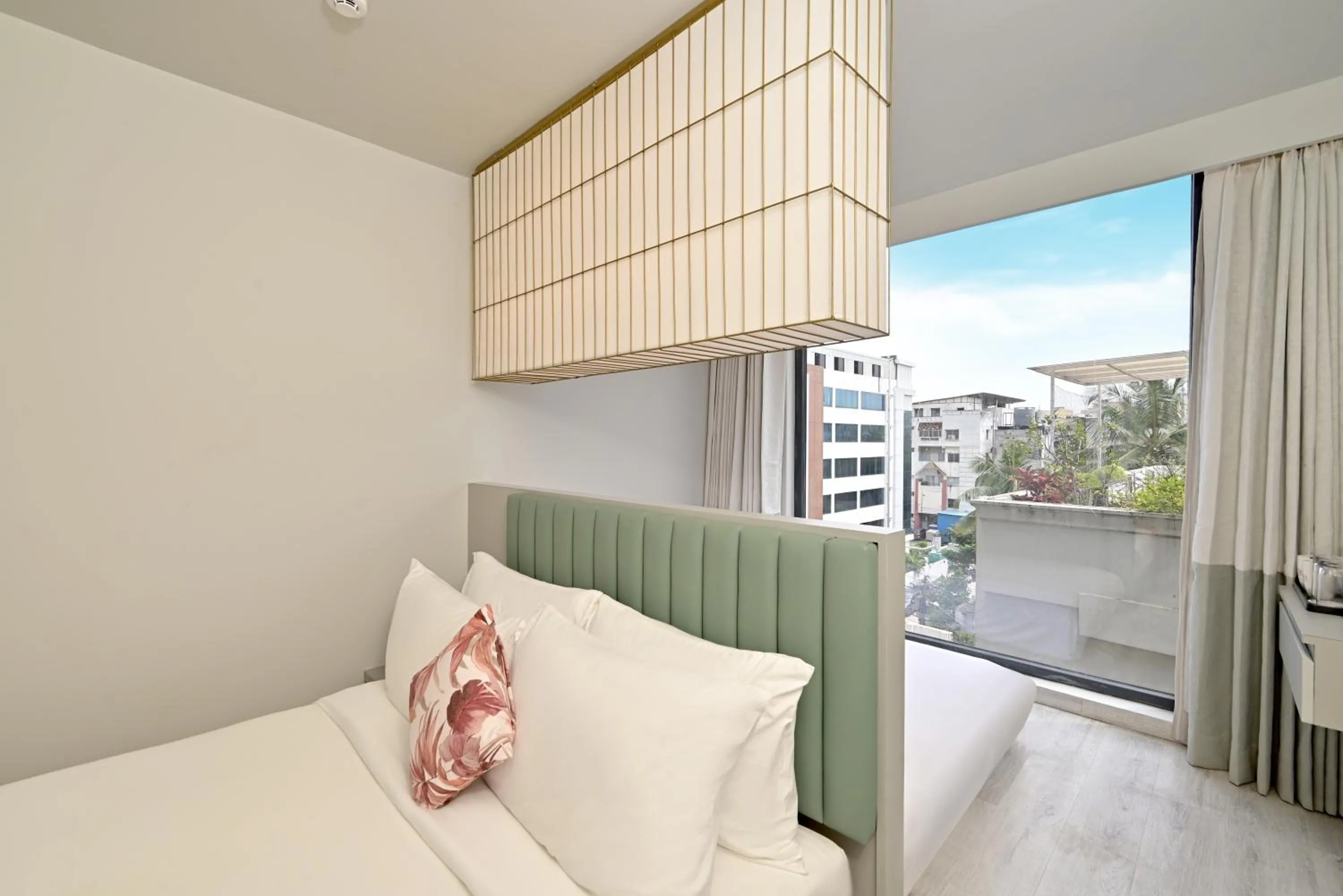 Bedroom, Bed in Ira by Orchid Hyderabad Hitech City Mindspace IT Park