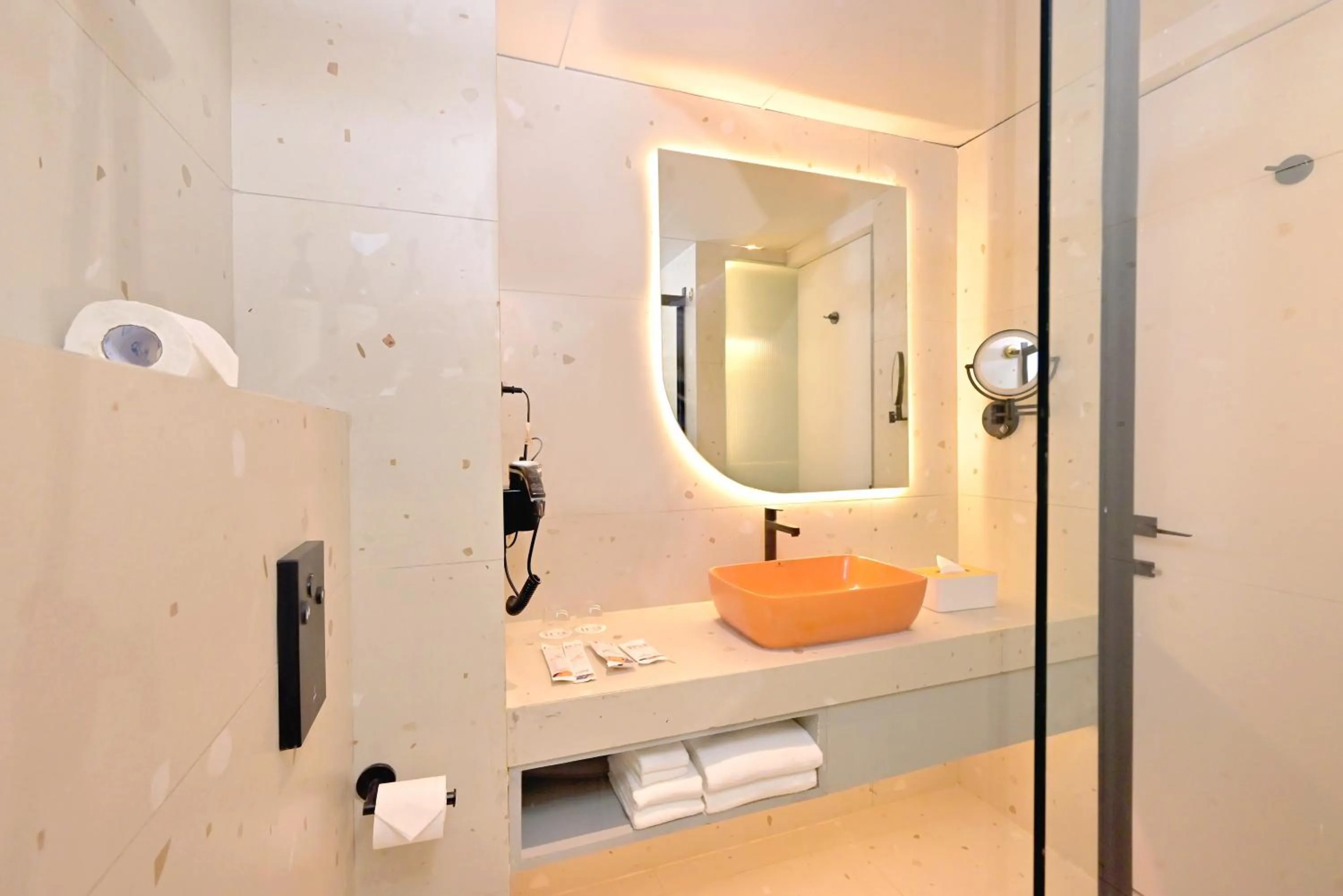 Bathroom in Ira by Orchid Hyderabad Hitech City Mindspace IT Park