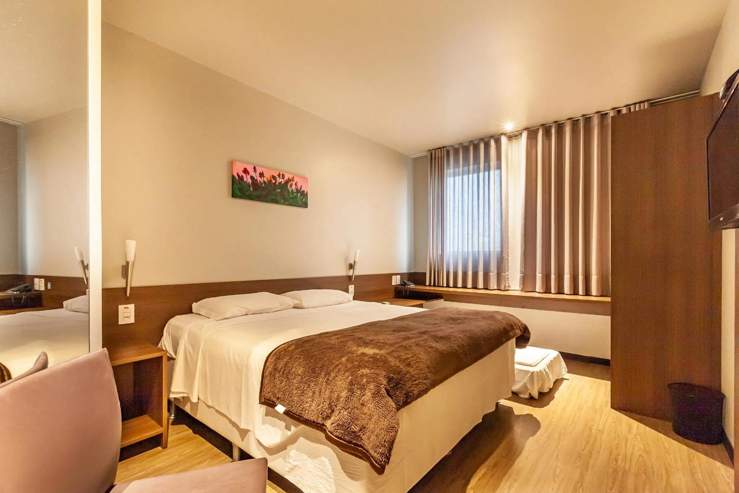 Bed in Tri Hotel Executive Lajeado