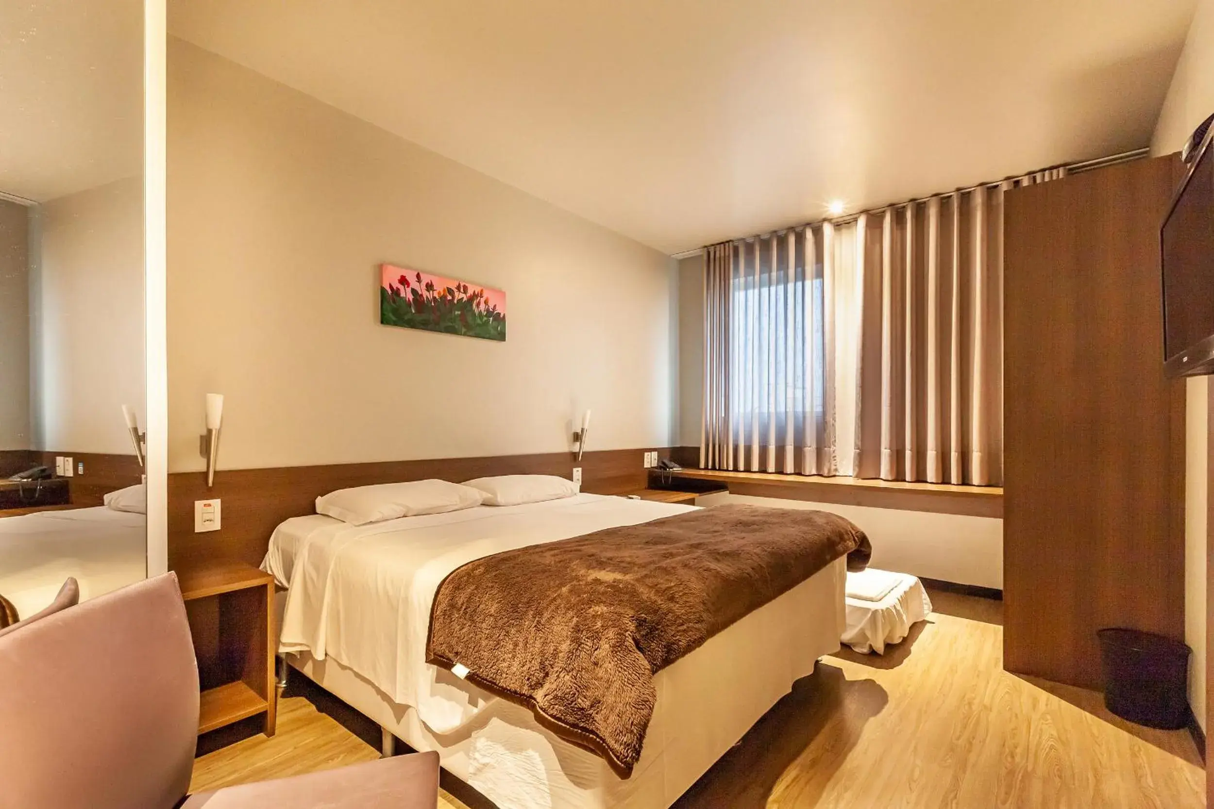 Deluxe Double Room in Tri Hotel Executive Lajeado Deluxe Double Room in Tri Hotel Executive Lajeado