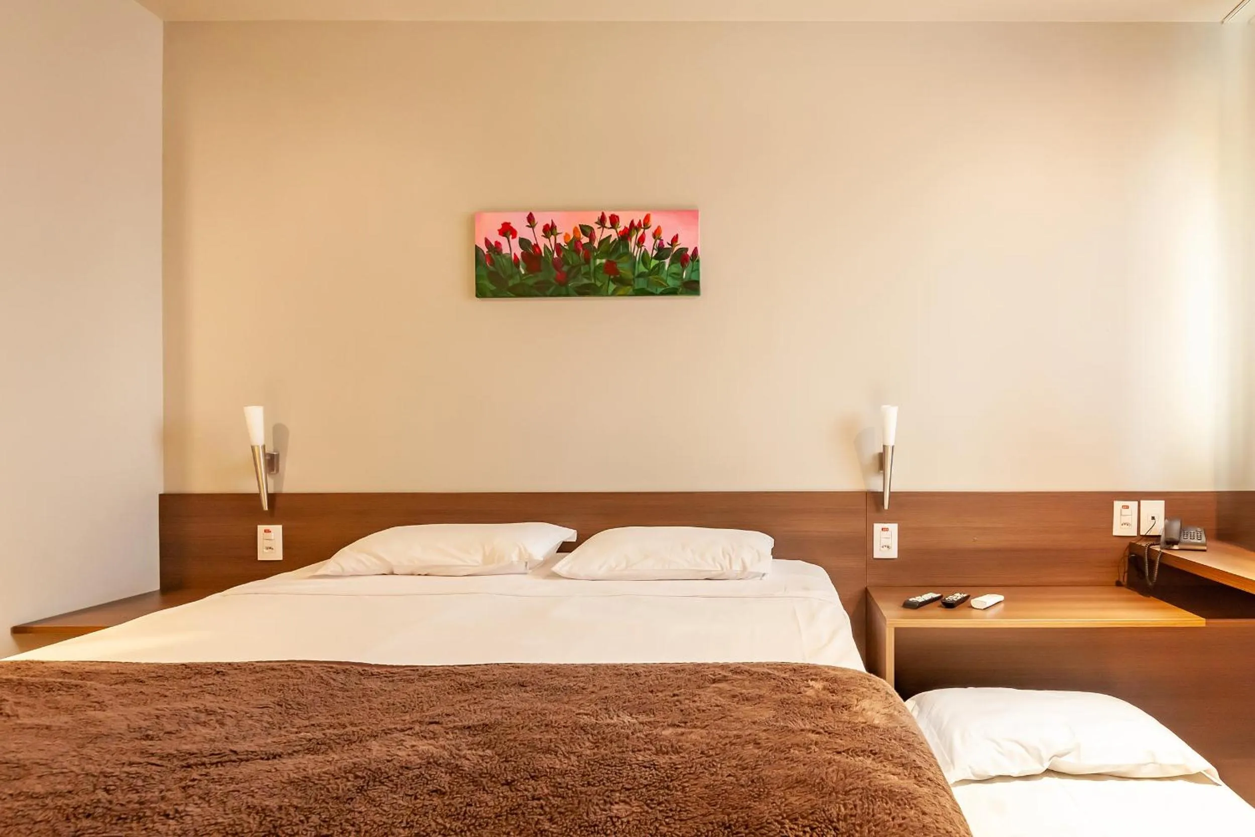 Bed in Tri Hotel Executive Lajeado