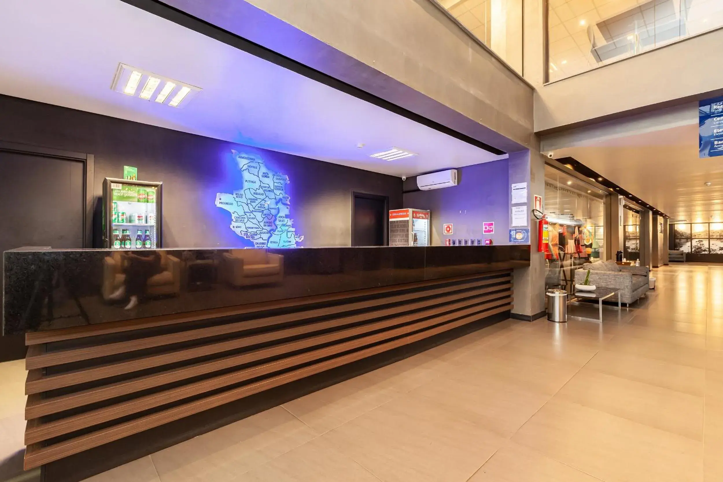 Lobby or reception in Tri Hotel Executive Lajeado Lobby or reception in Tri Hotel Executive Lajeado