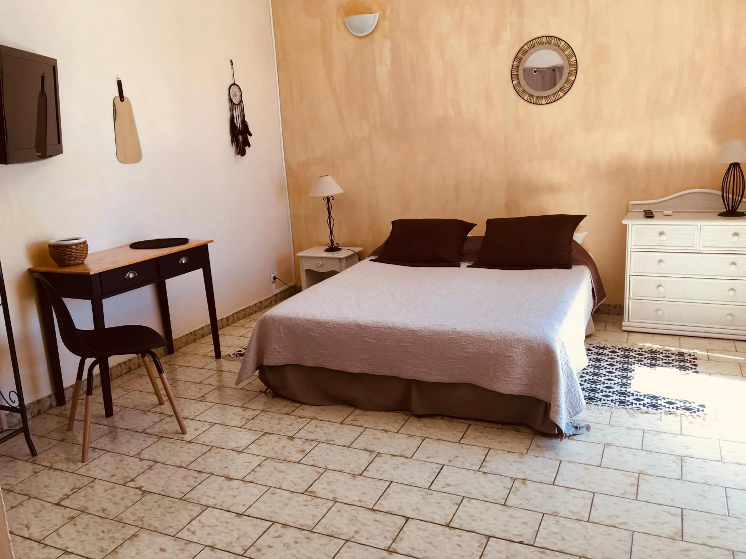 Bed in Hotel Cap Sud Caraibes