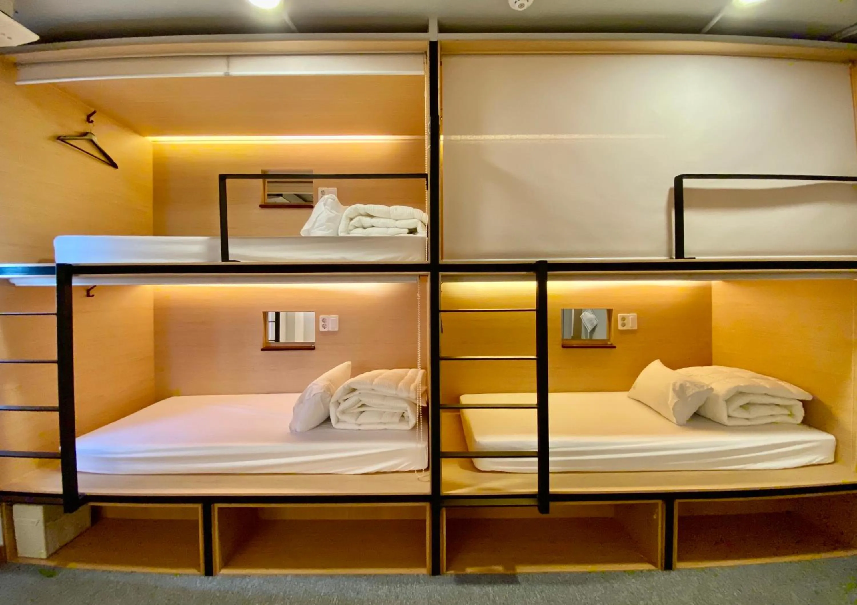 Bed in Elephant Hostel Nampo