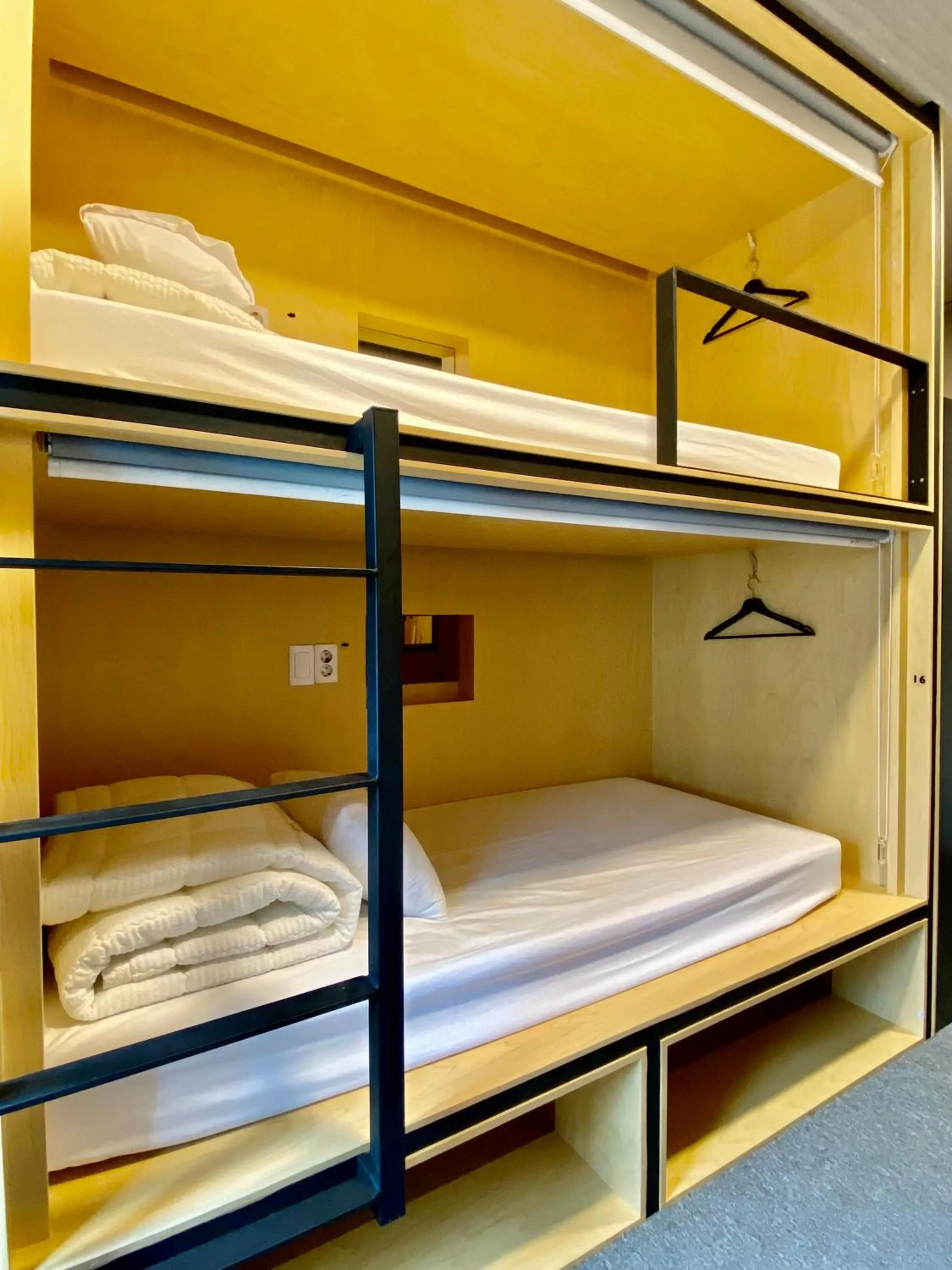 Bed in Elephant Hostel Nampo