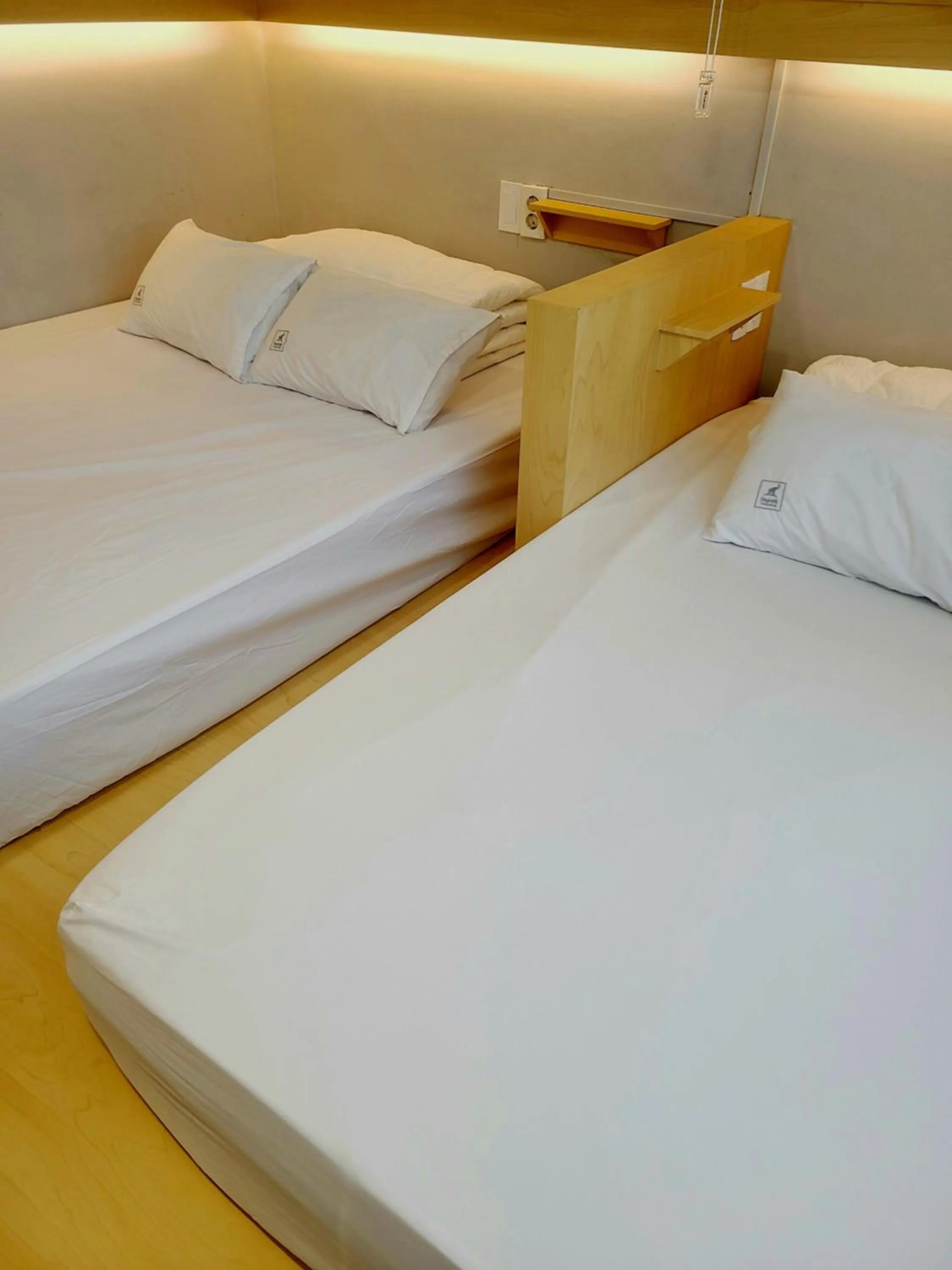 Bed in Elephant Hostel Nampo