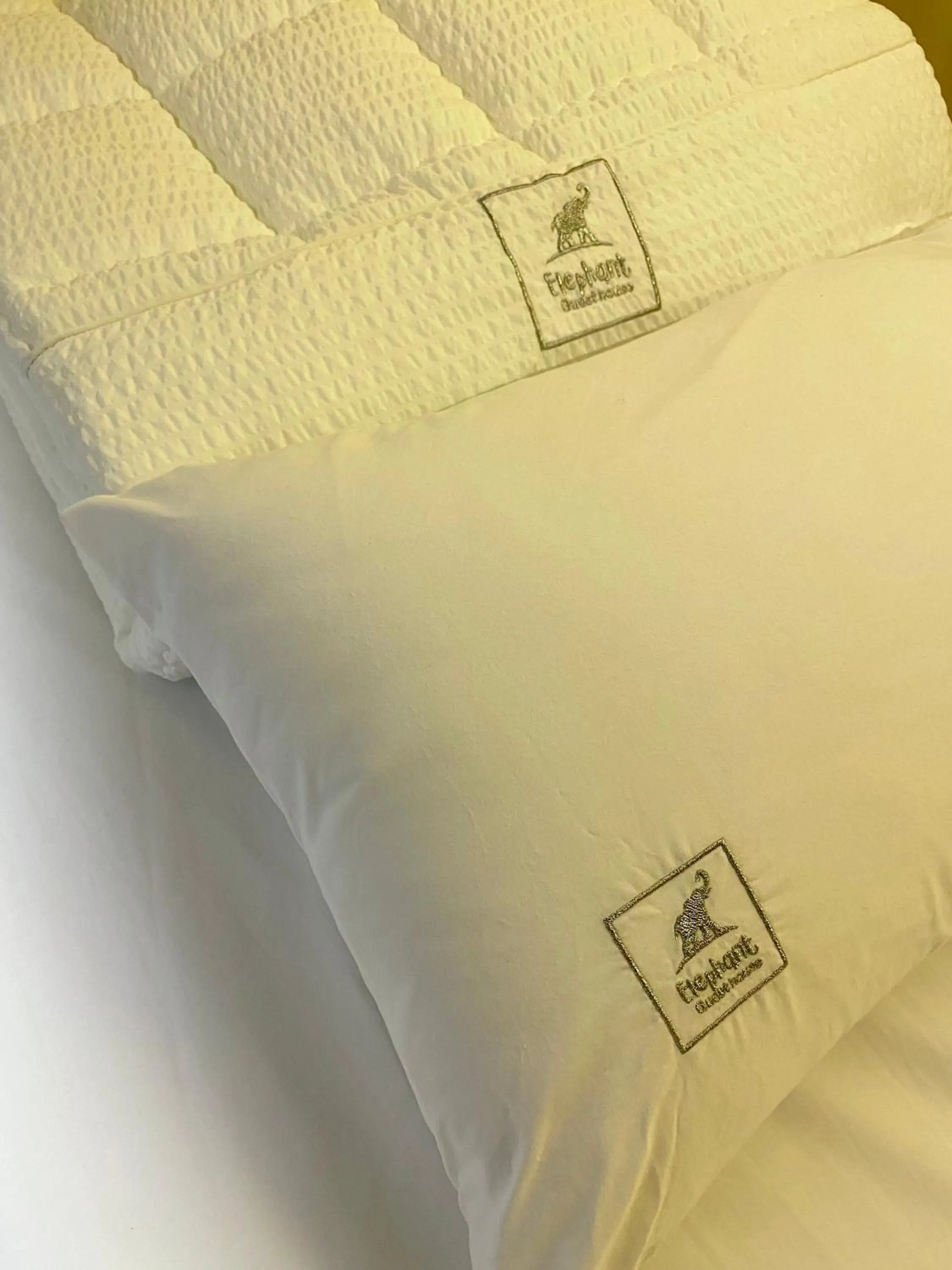 Bed in Elephant Hostel Nampo