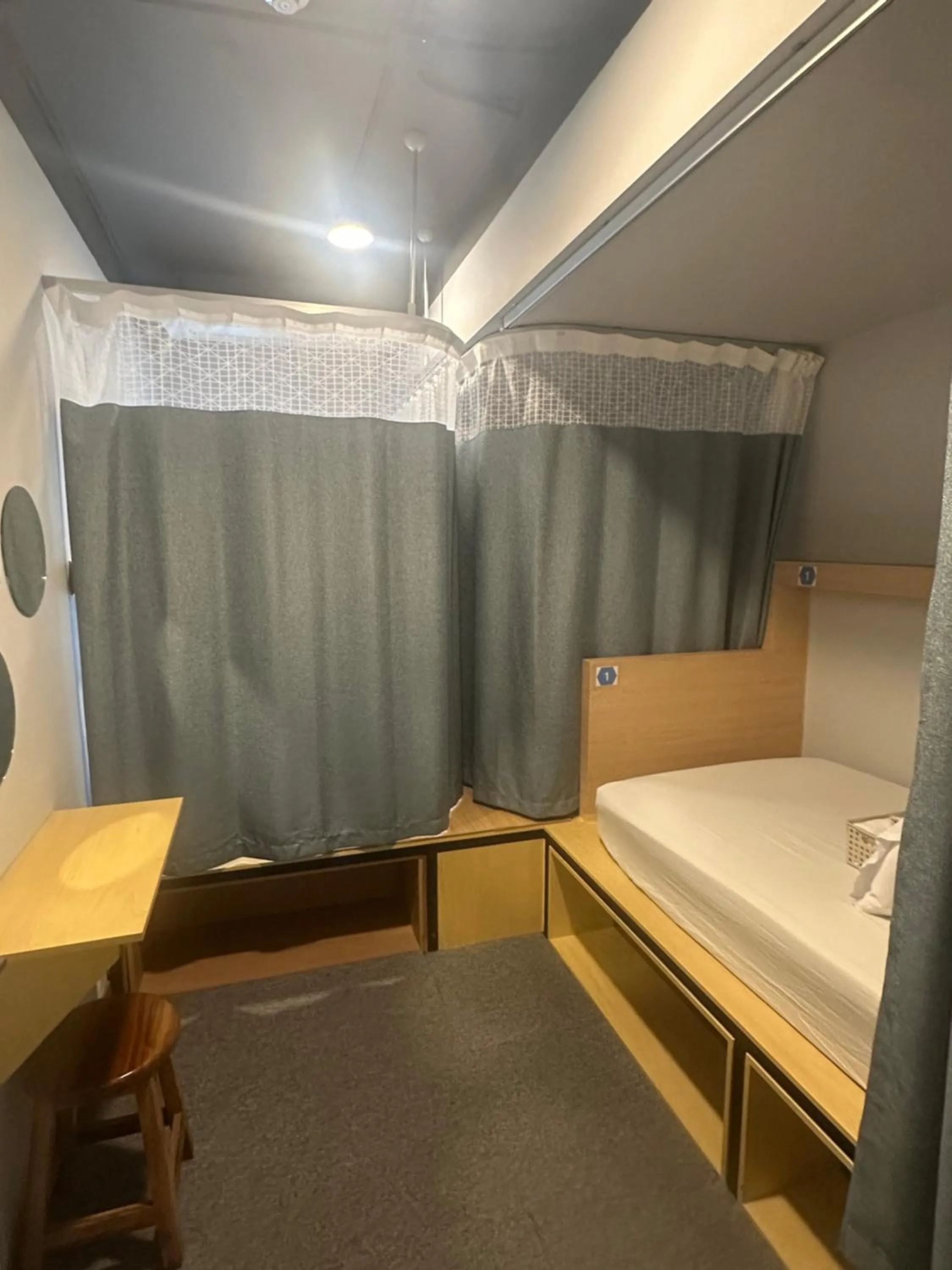 Bed in Elephant Hostel Nampo