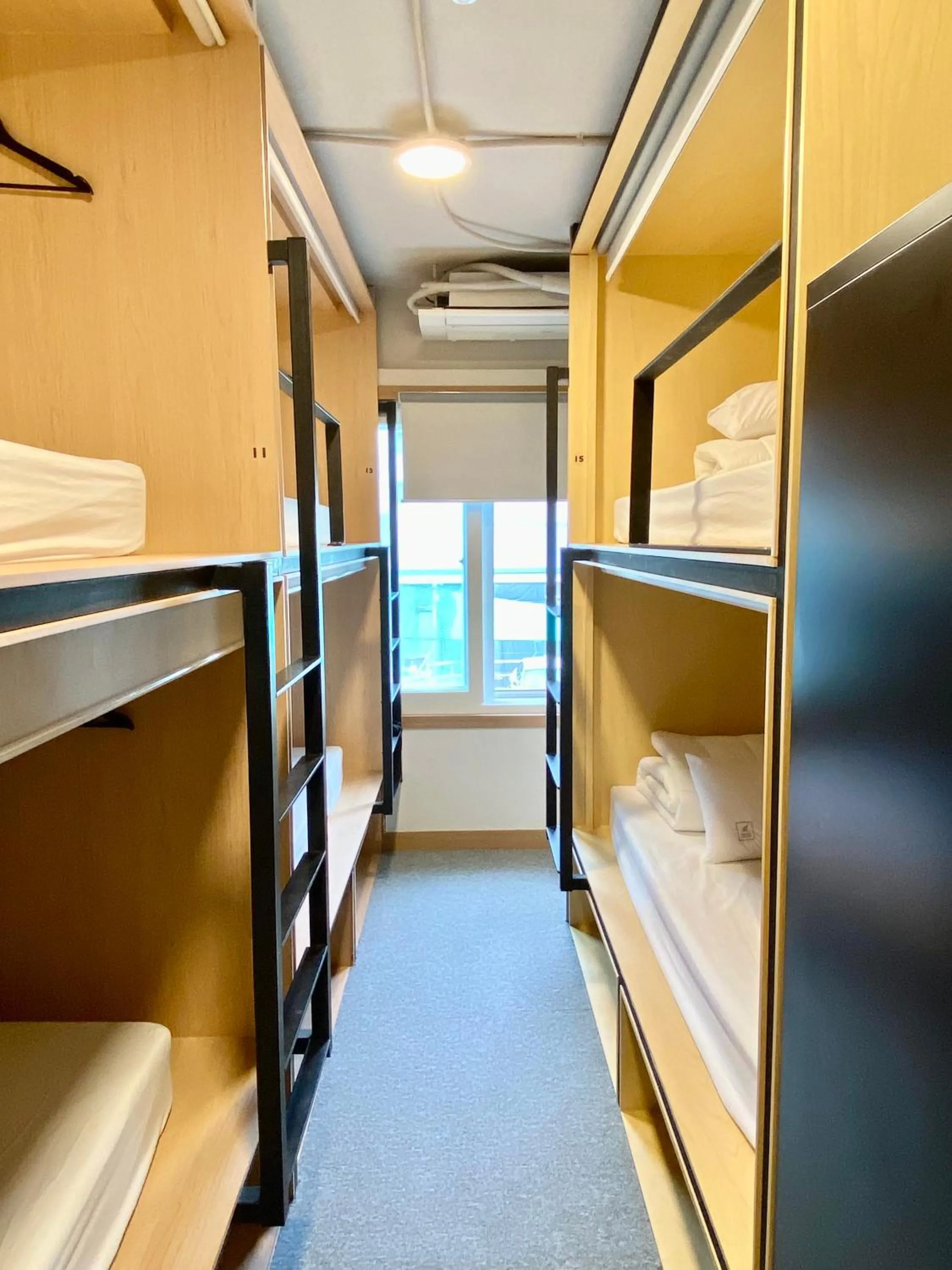 Bed in Elephant Hostel Nampo