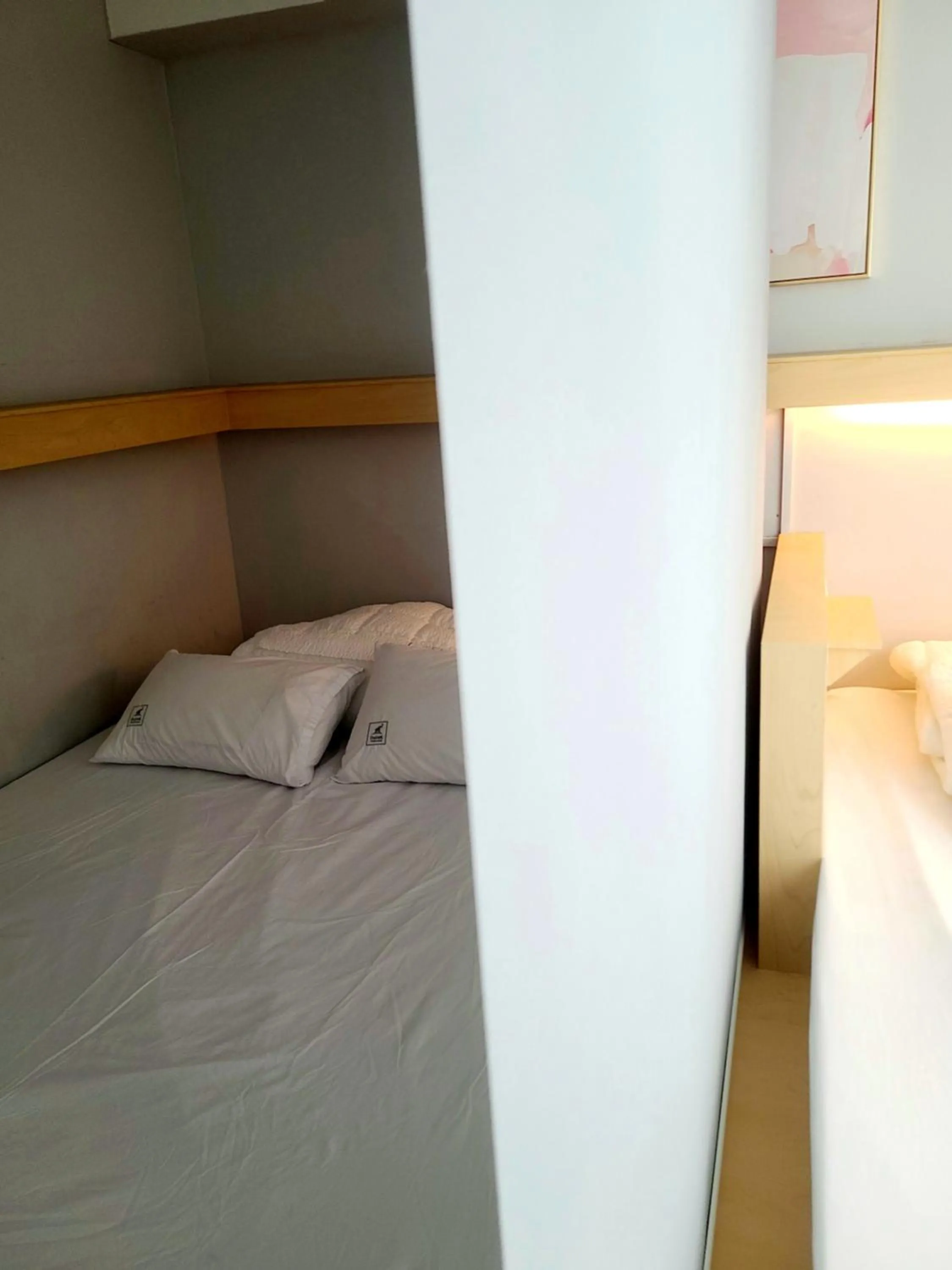 Bed in Elephant Hostel Nampo