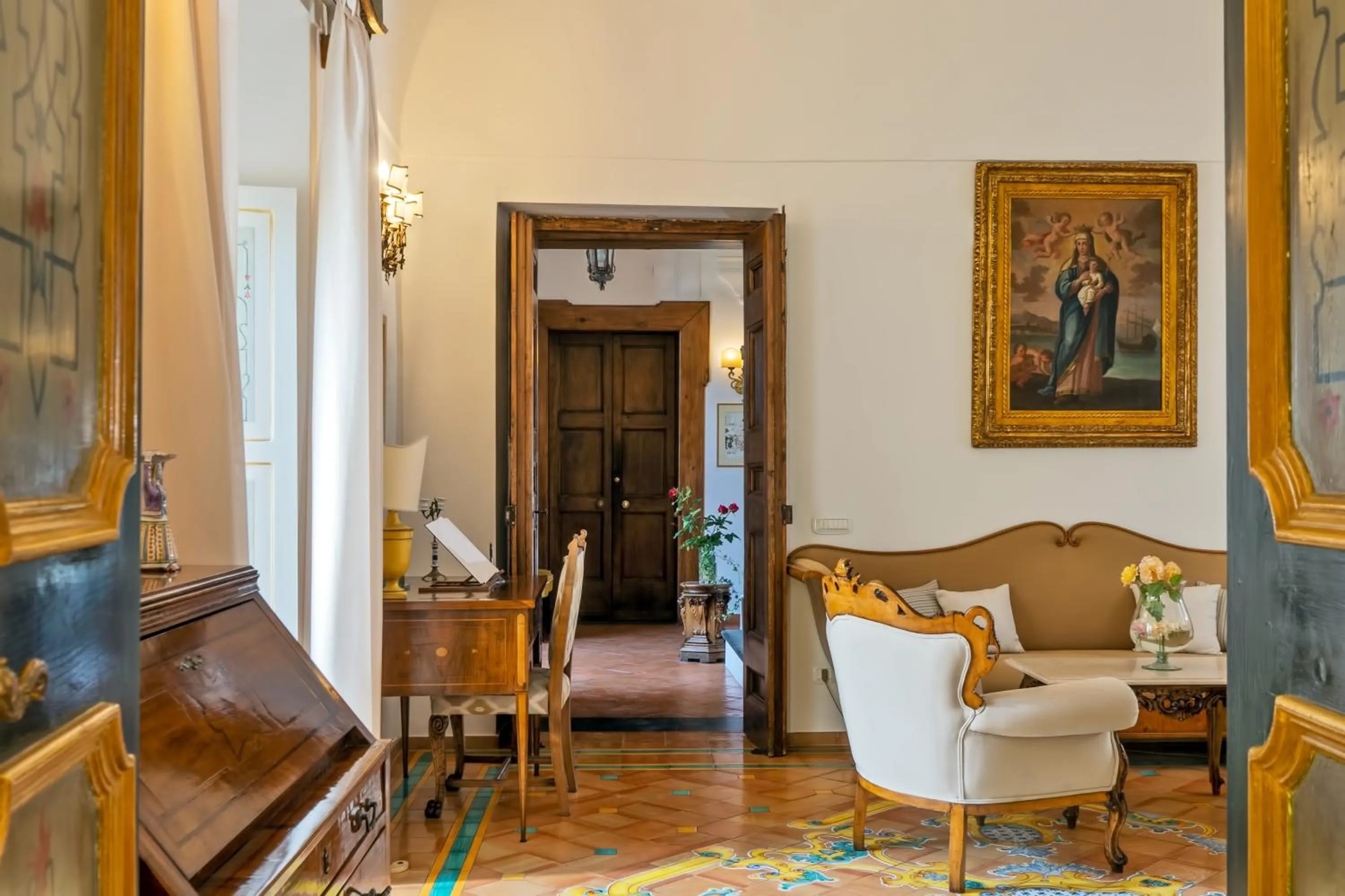 Living room in Hotel Palazzo Murat